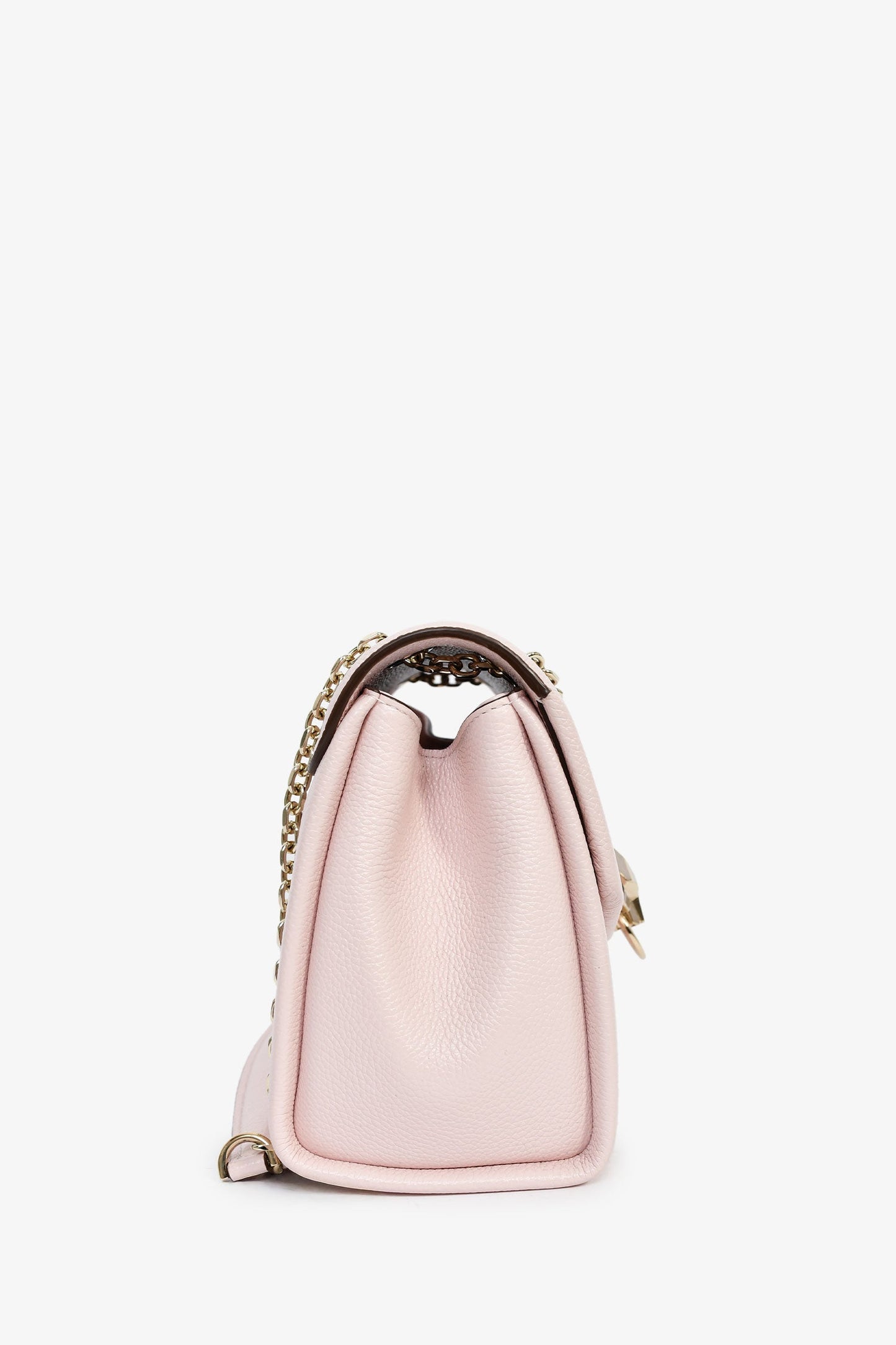 Cartier Pink Leather Small Panthere Graphique Shoulder Bag