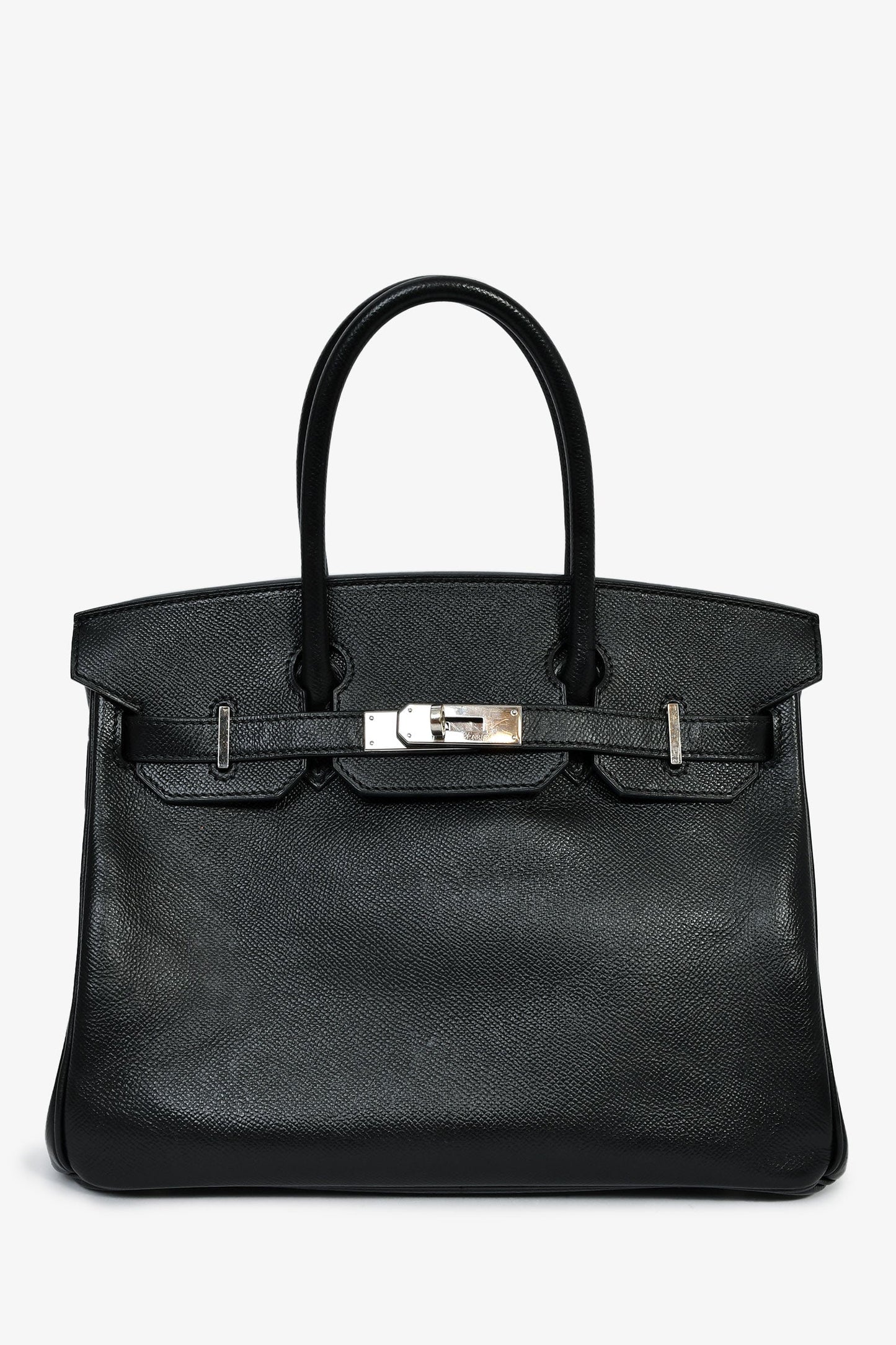 Hermès 2015 Black Epsom Birkin 30