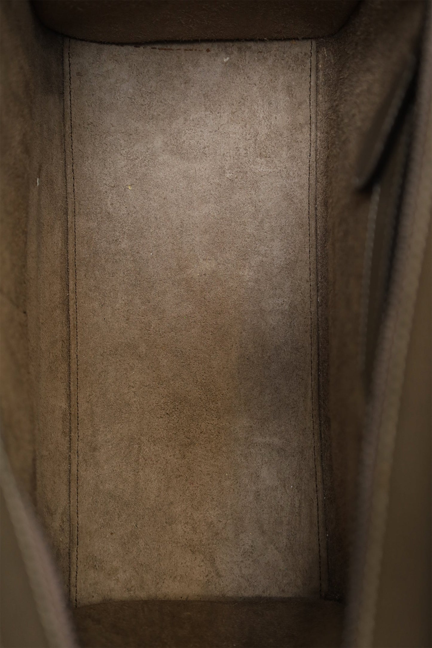 Celine Grey Leather Micro Luggage Tote