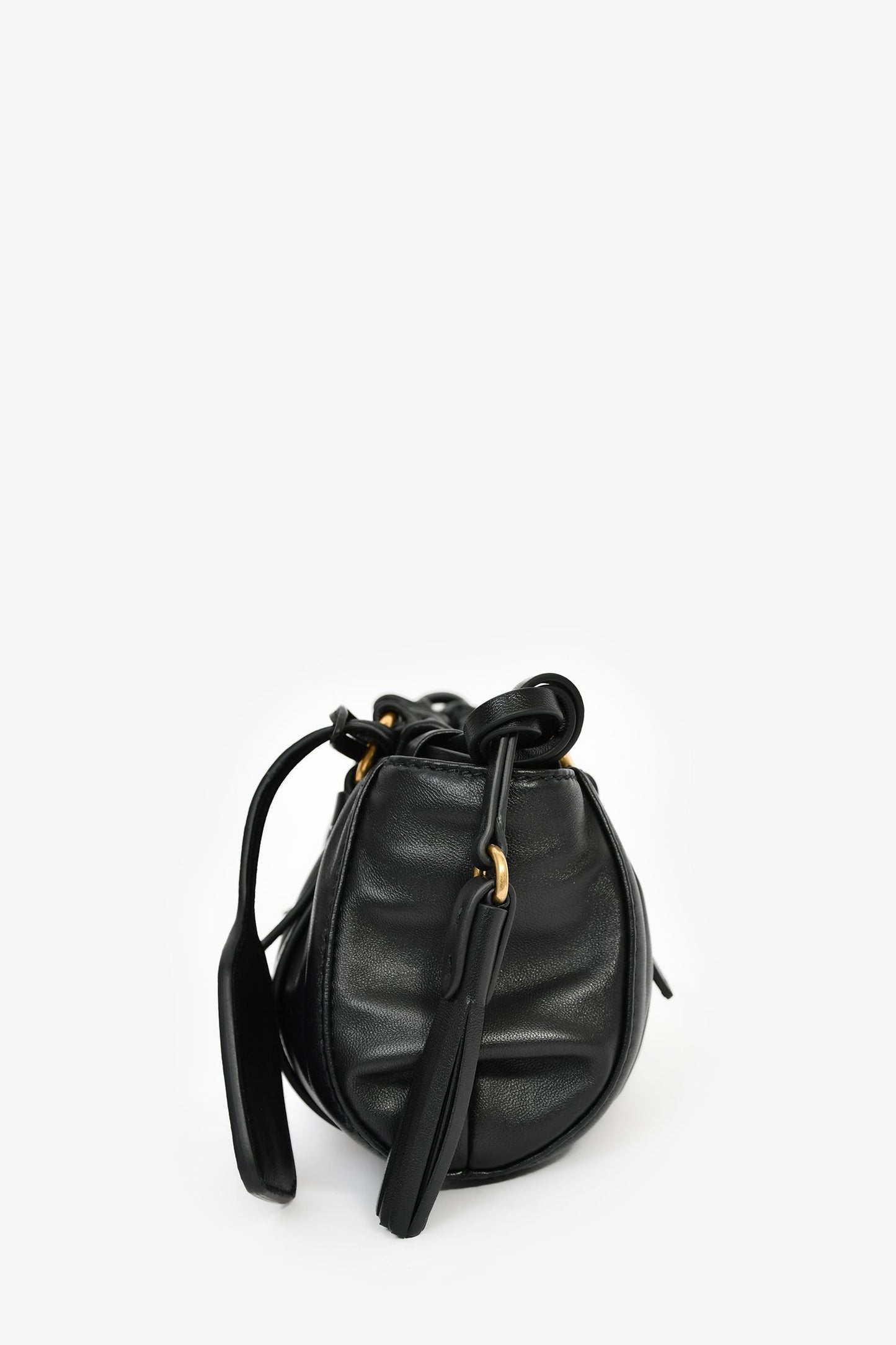 Miu Miu Black Leather Mini Joie Nappa Shoulder Bag