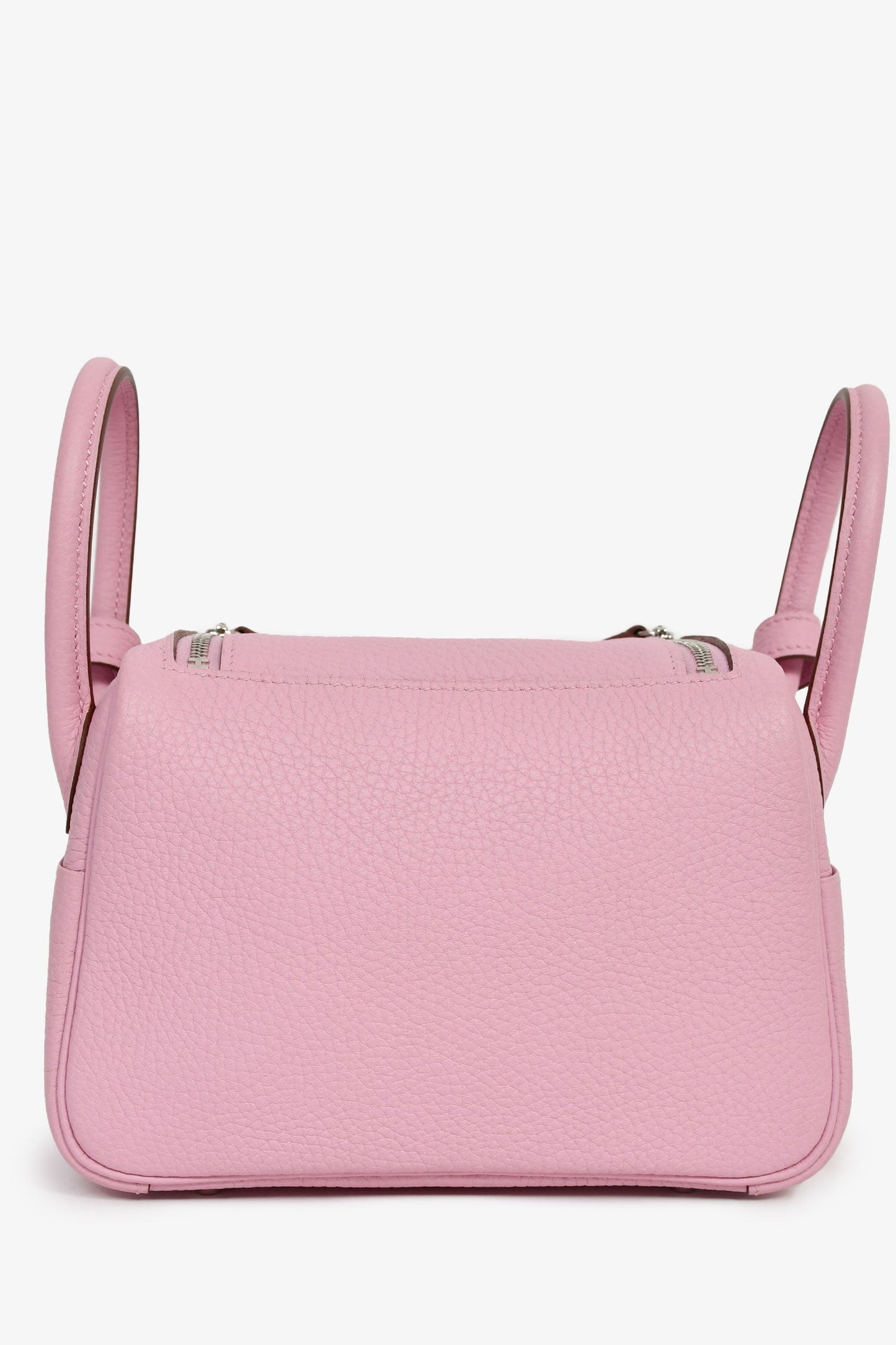 Hermès 2022 Mauve Sylvestre Clemence Leather Mini Lindy