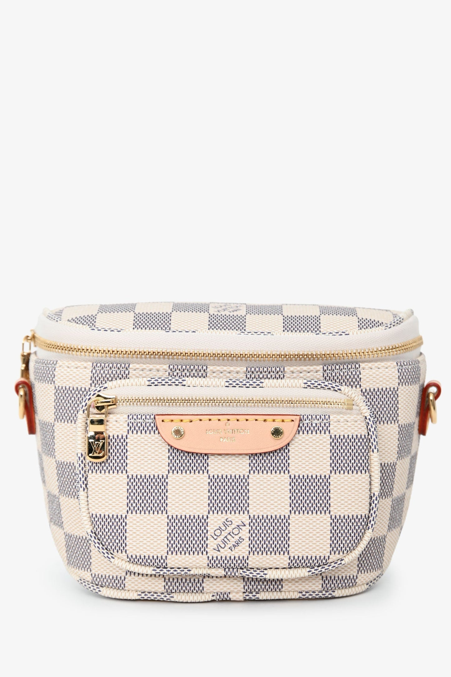 Louis Vuitton Damier Azur Mini Bumbag with Chain