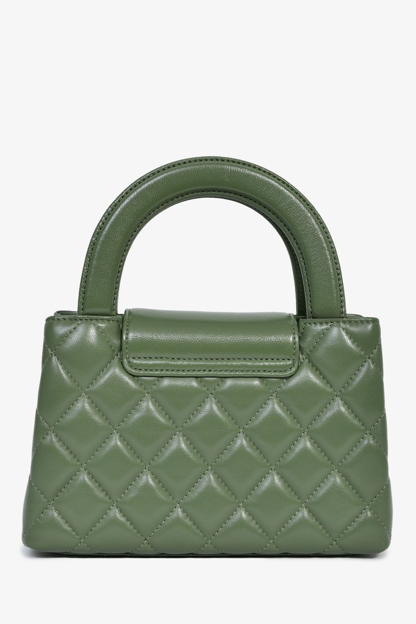 Chanel™ Green Lambskin Mini Kelly Shopper Tote