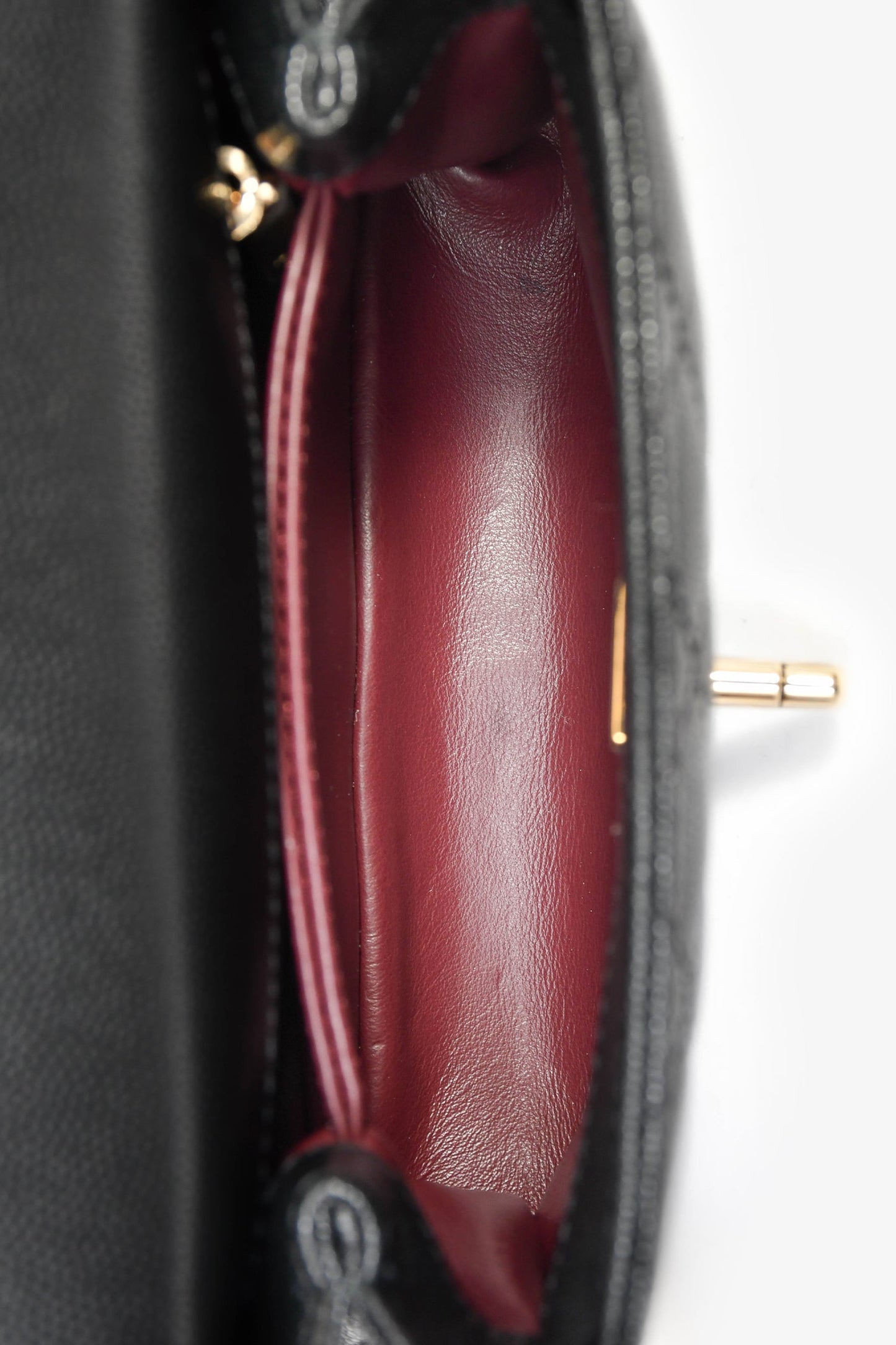 Chanel™ Black Caviar Extra Mini Coco Handle Flap Bag