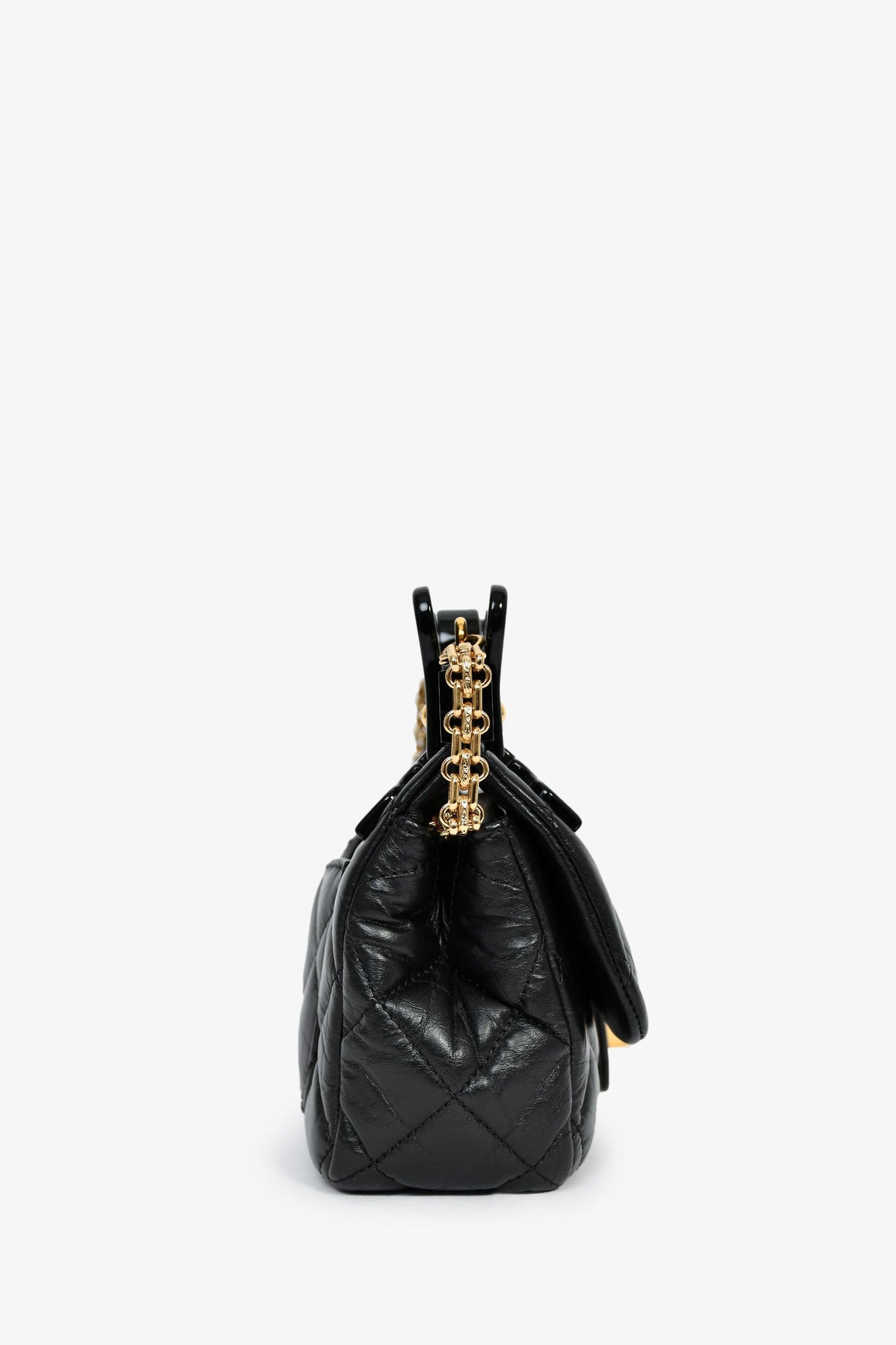 Chanel™ 2016-17 Runway Black Calfskin Leather 2.55 Reissue Hanger Flap Bag