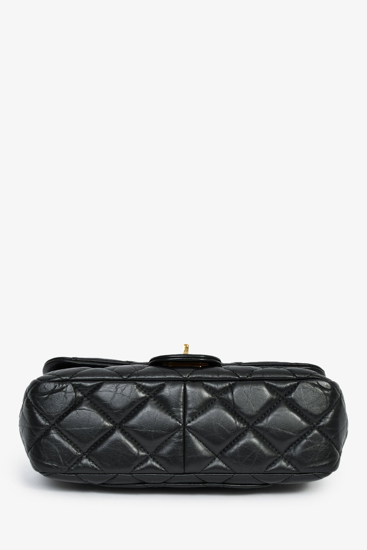Chanel™ 2016-17 Runway Black Calfskin Leather 2.55 Reissue Hanger Flap Bag