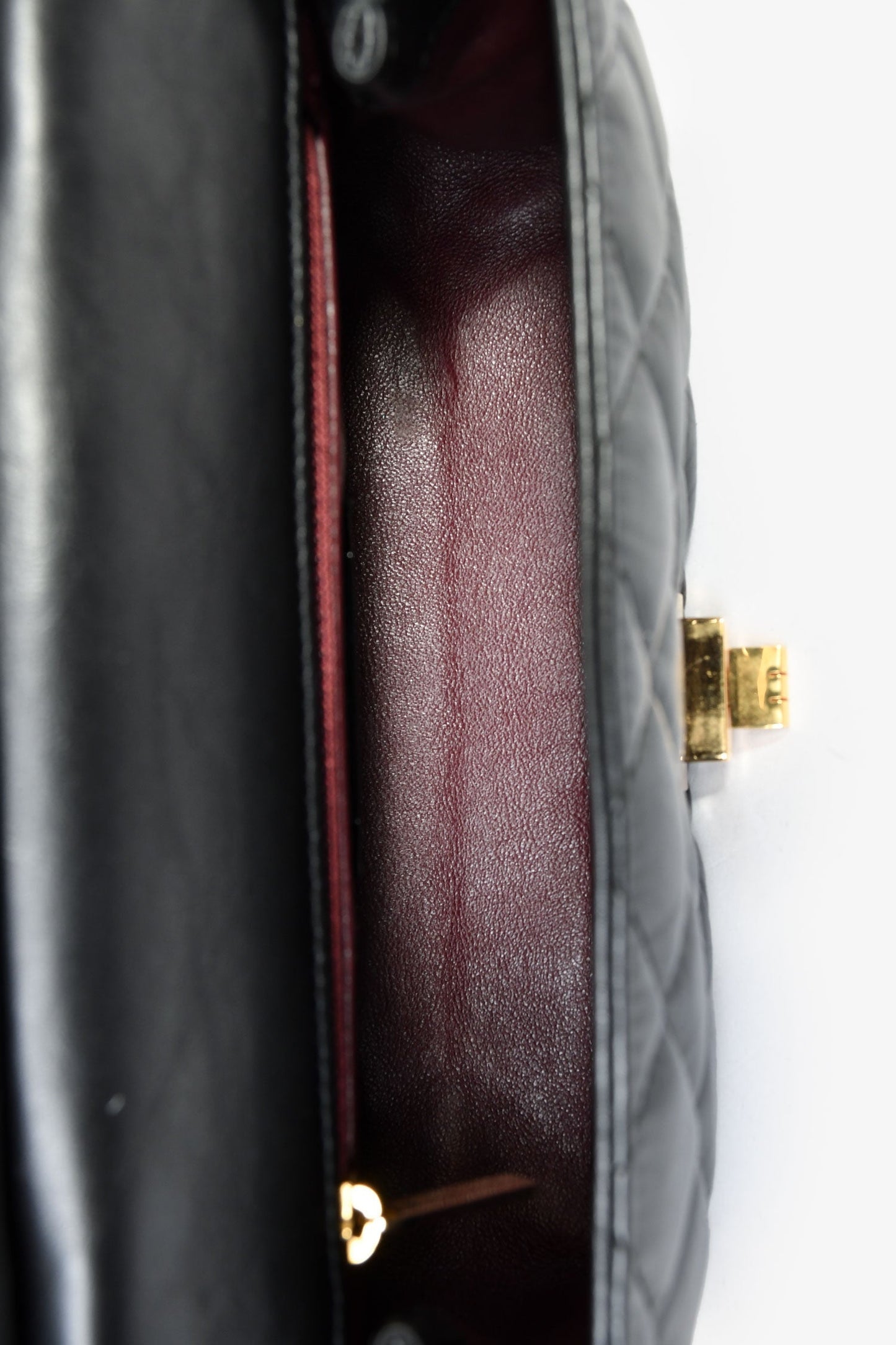 Chanel™ 2016-17 Runway Black Calfskin Leather 2.55 Reissue Hanger Flap Bag