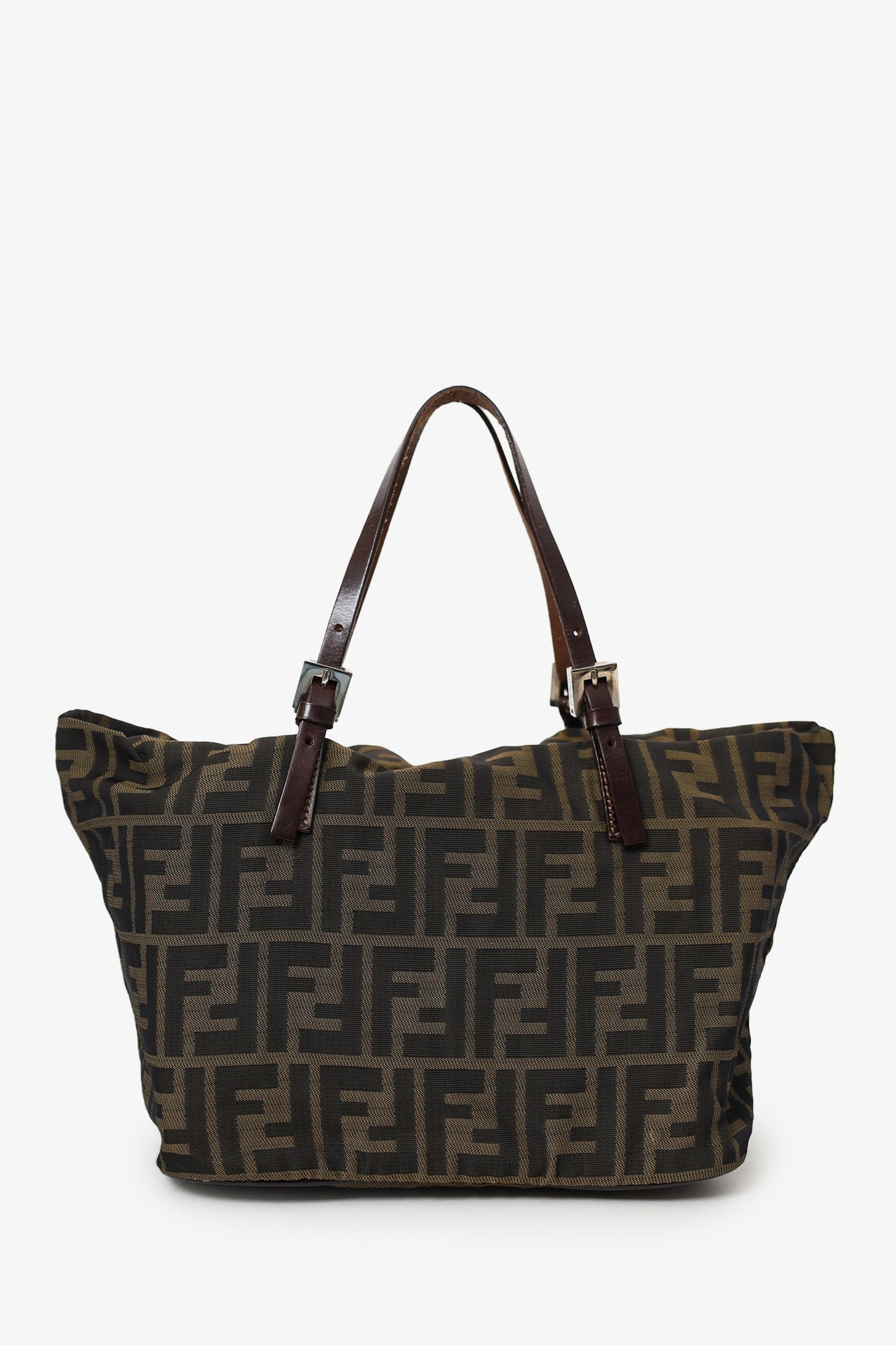 Fendi Brown FF Zucca Canvas Mini Tote