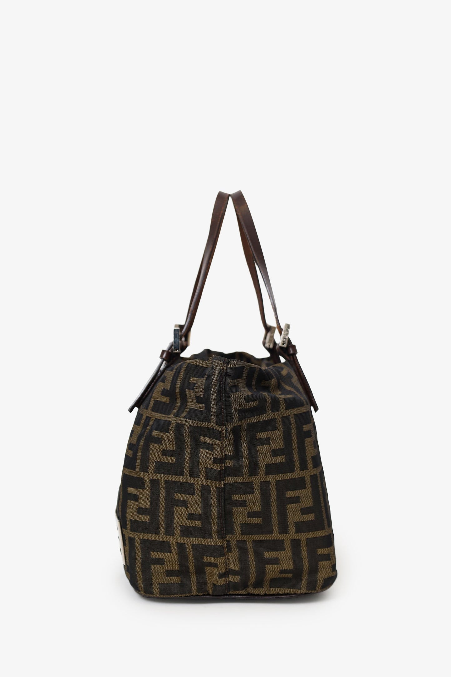 Fendi Brown FF Zucca Canvas Mini Tote