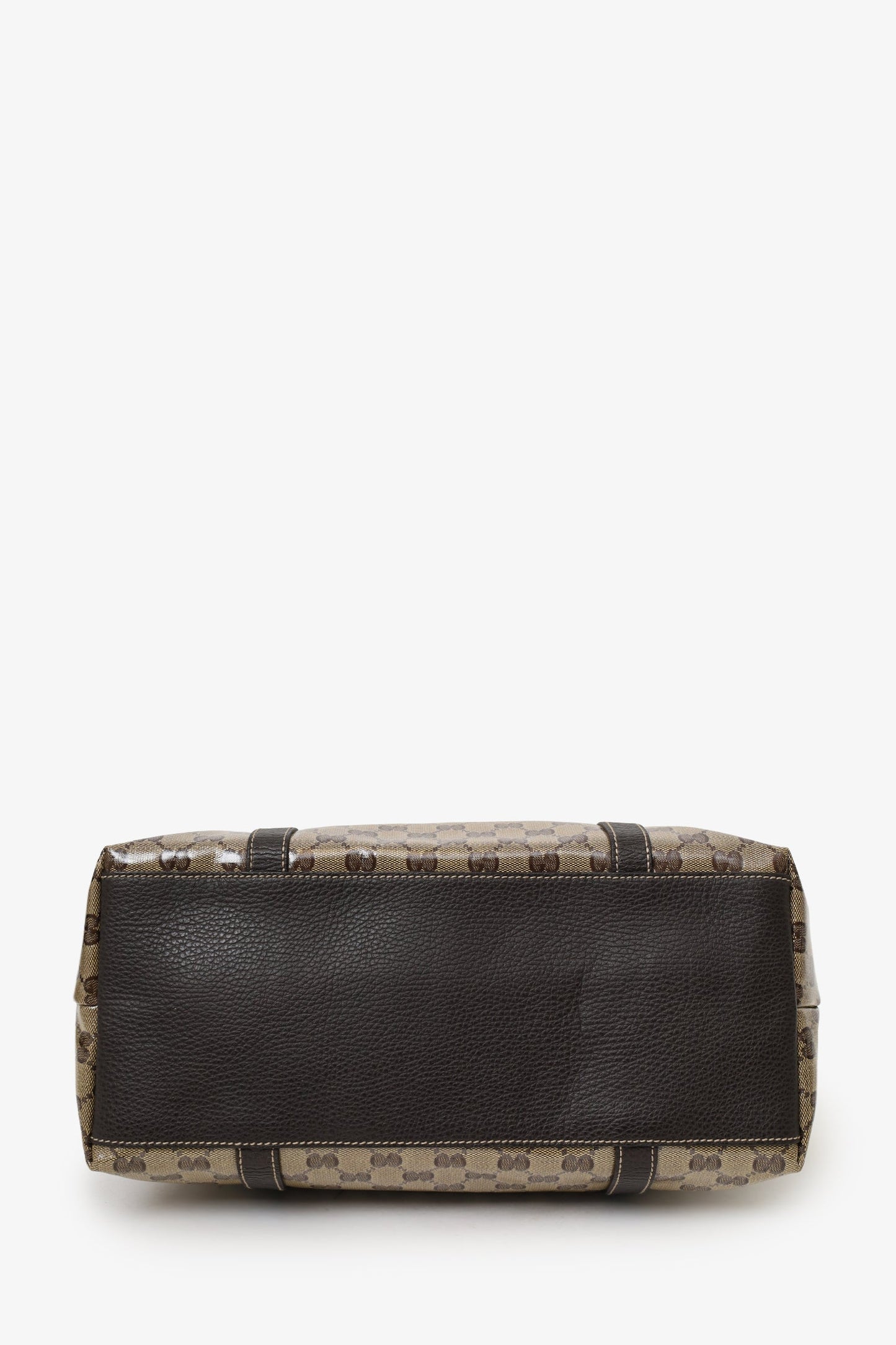 Gucci Brown GG Crystal Dome Bag