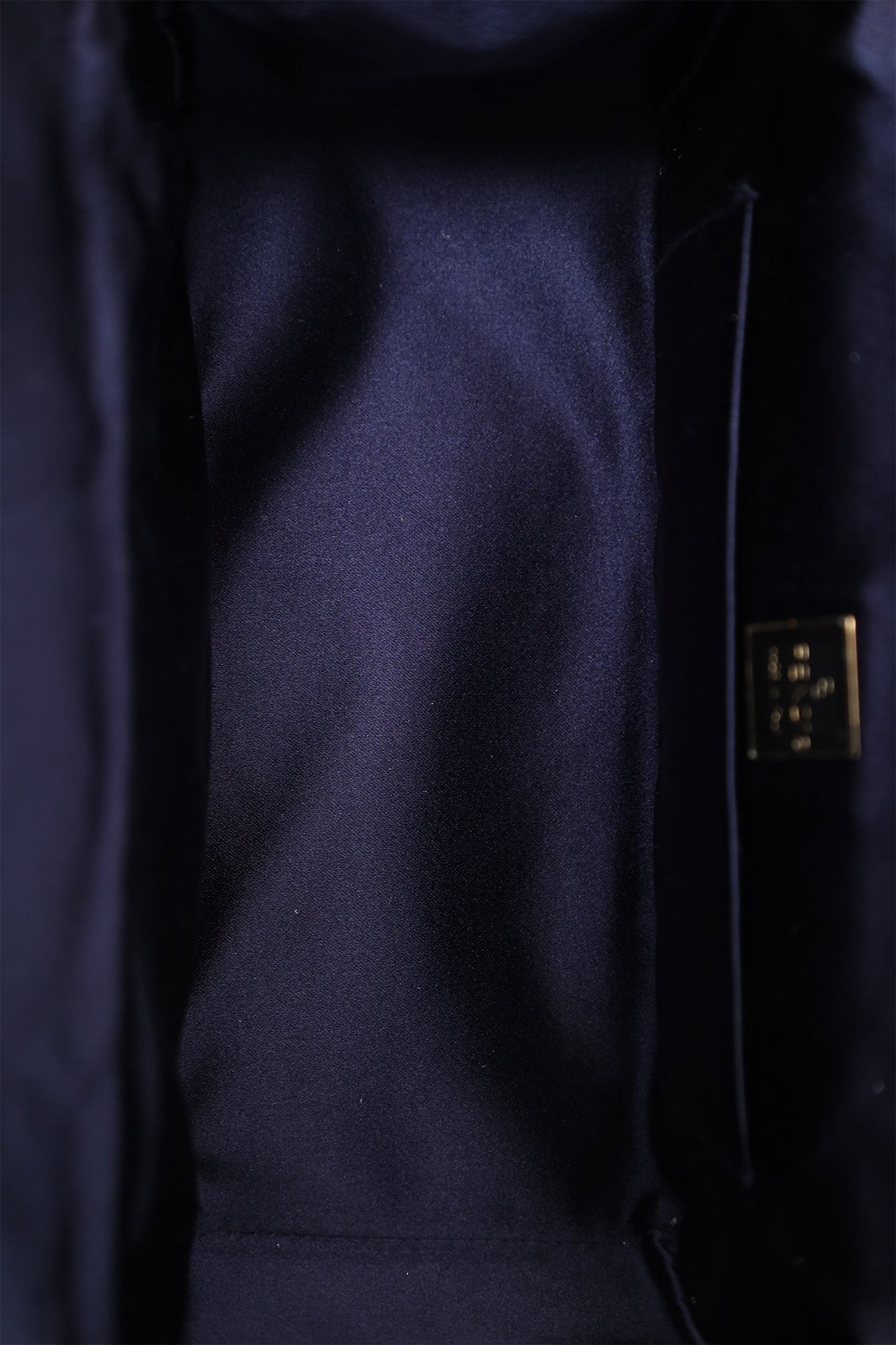 Fendi Navy/Grey FF Zucca Canvas Bento Box Bag