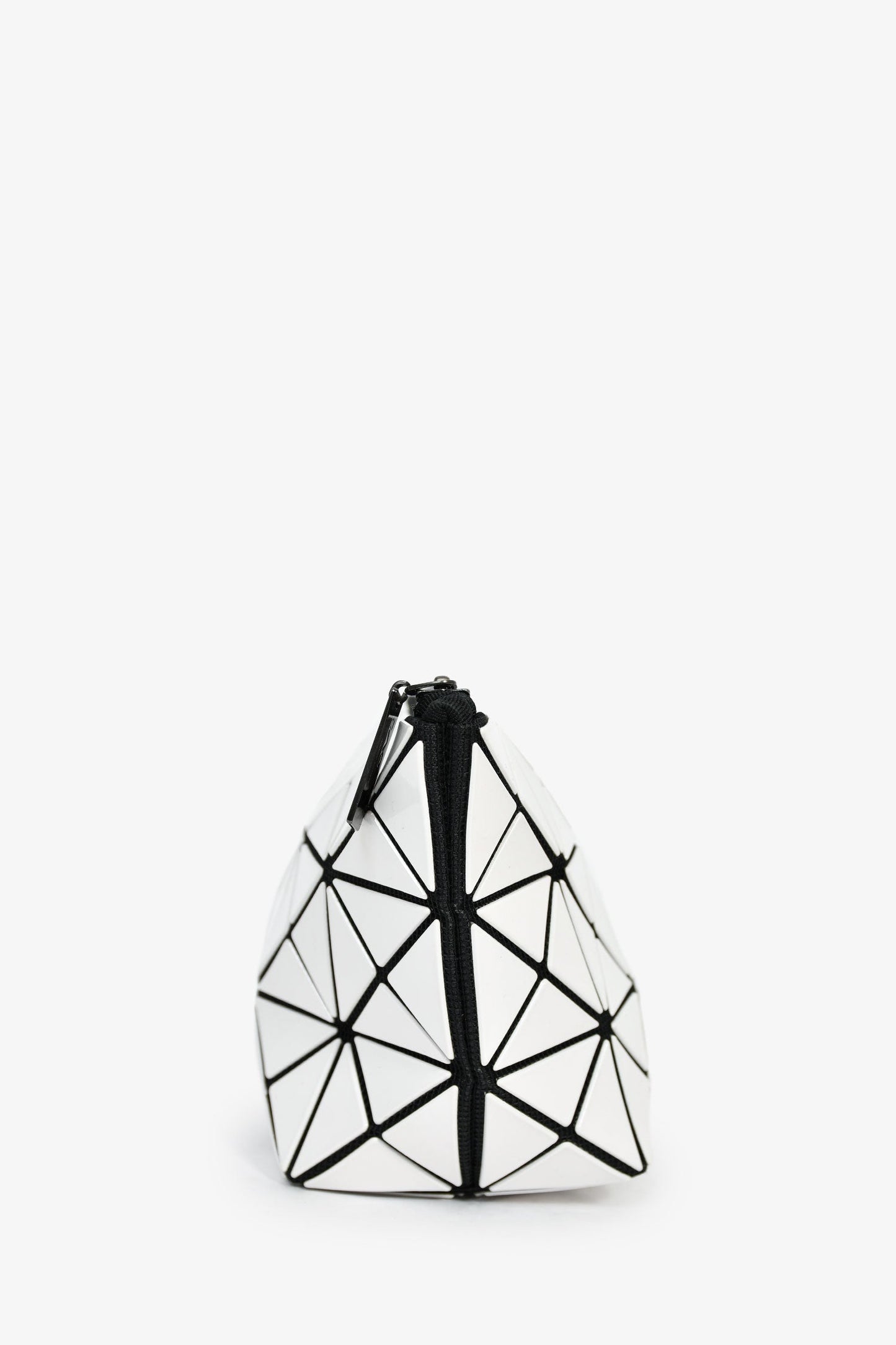 Bao Bao Issey Miyake White Geometric Pouch