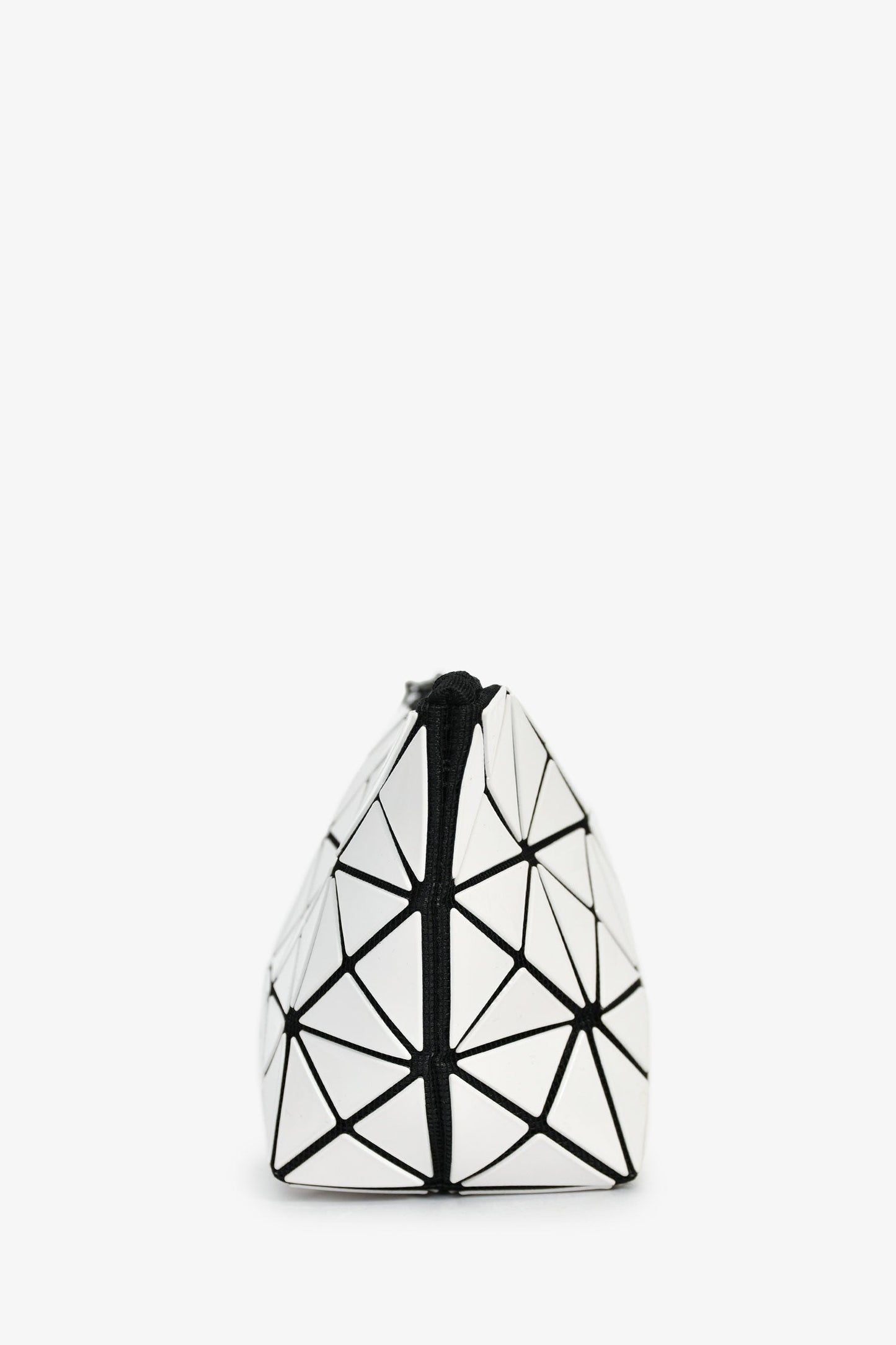 Bao Bao Issey Miyake White Geometric Pouch