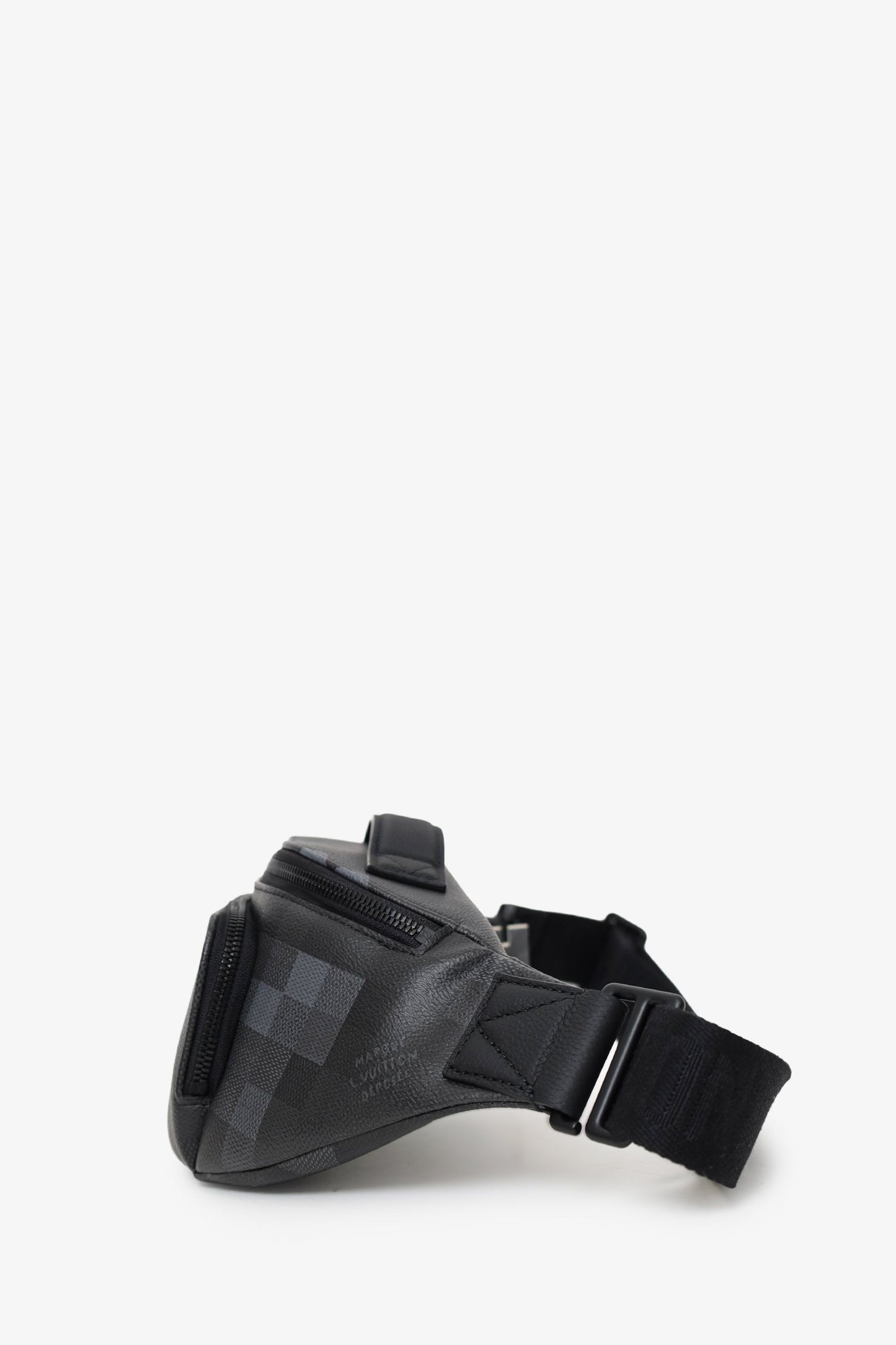 Louis Vuitton 2024 Black Damoflage Rush Bum Bag