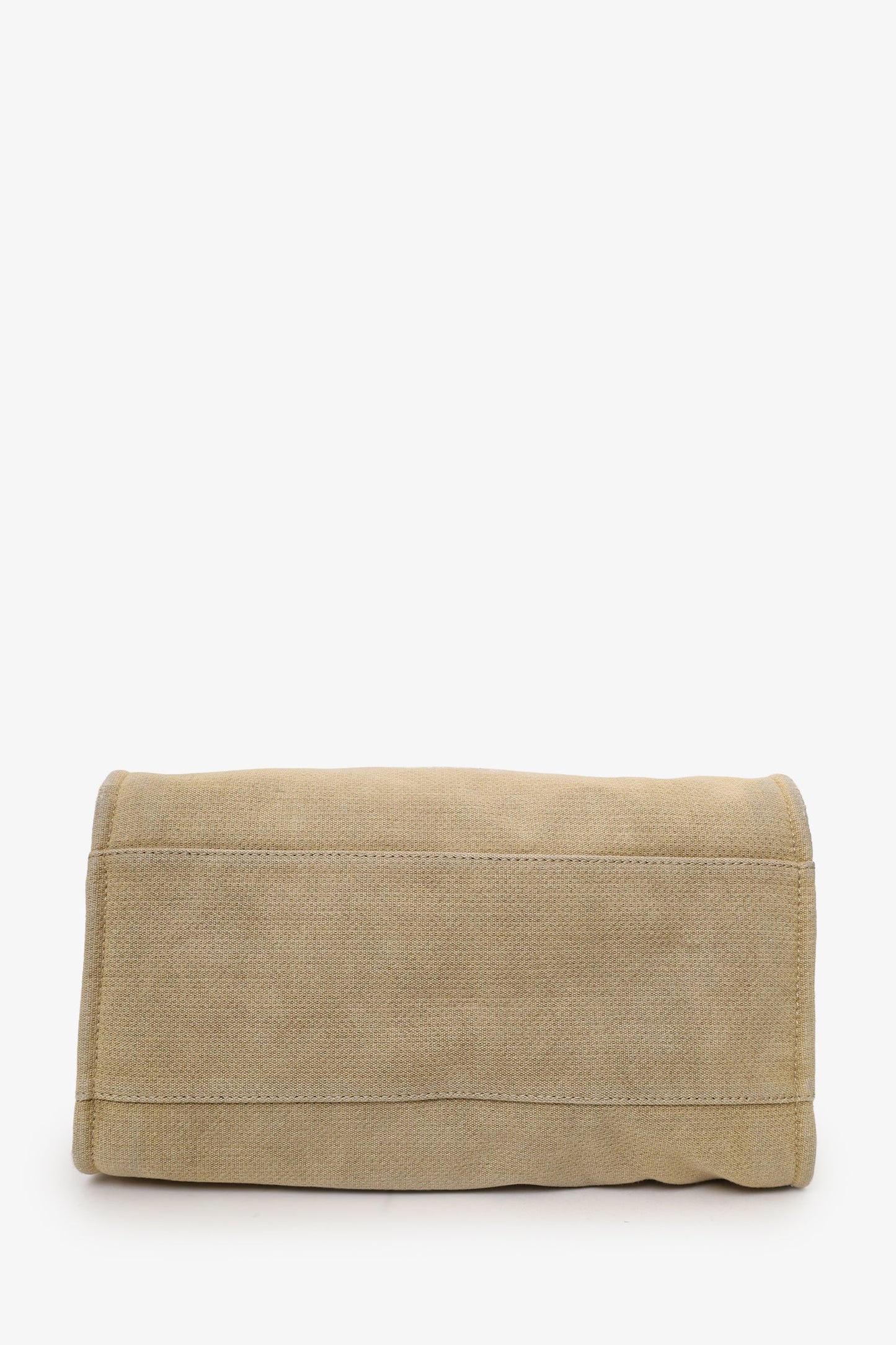 Chanel™ 2012 Beige/Black Canvas Large Deauville Shopping Tote