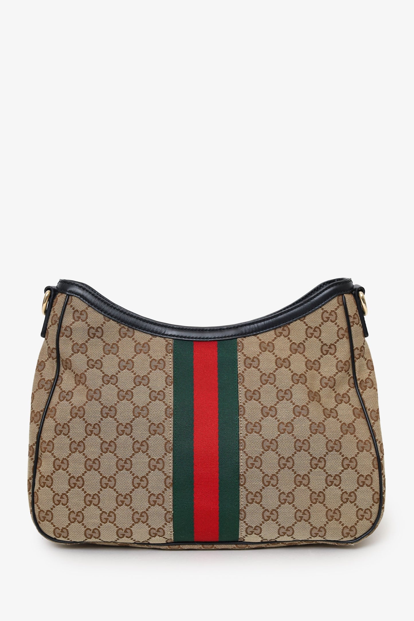 Gucci Canvas Web Sherry Shoulder Bag