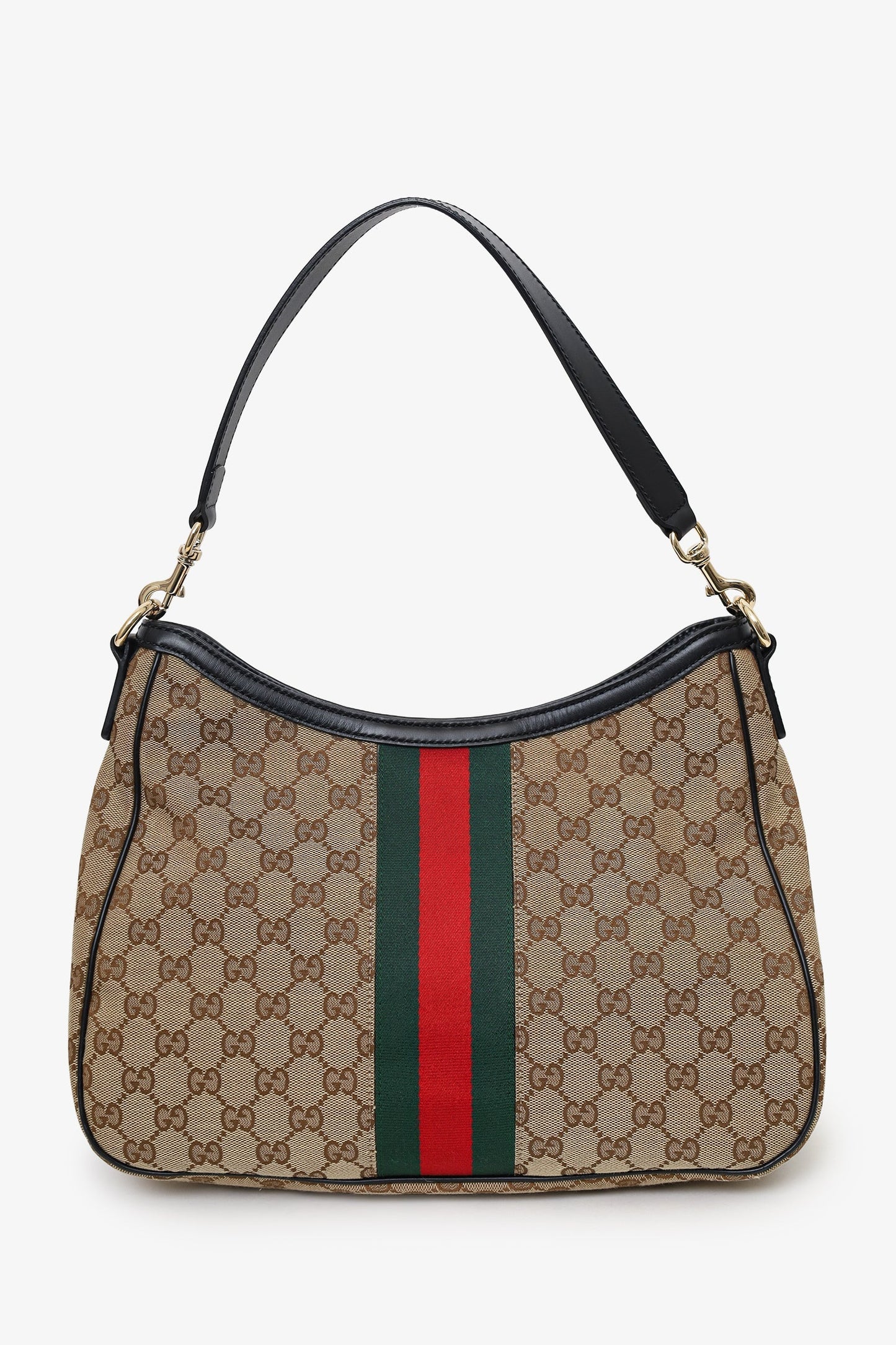 Gucci Canvas Web Sherry Shoulder Bag