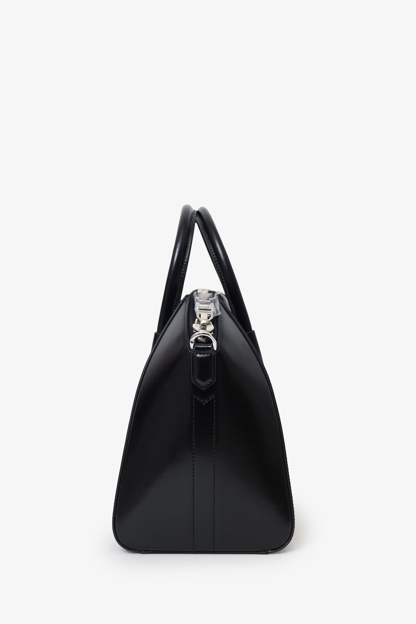 Givenchy Black Leather Small Antigona Top Handle With Strap