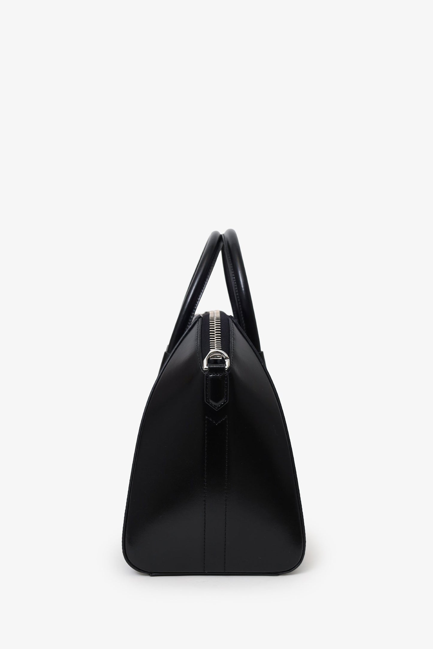 Givenchy Black Leather Small Antigona Top Handle With Strap