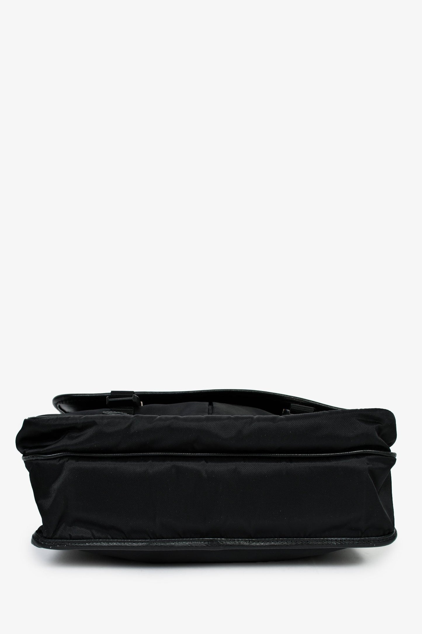 Prada Black Tessuto Flap Messenger Bag