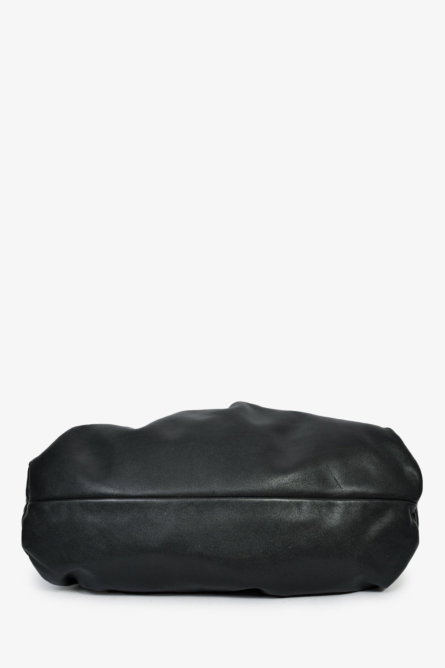 Bottega Veneta Black Leather Shoulder Pouch