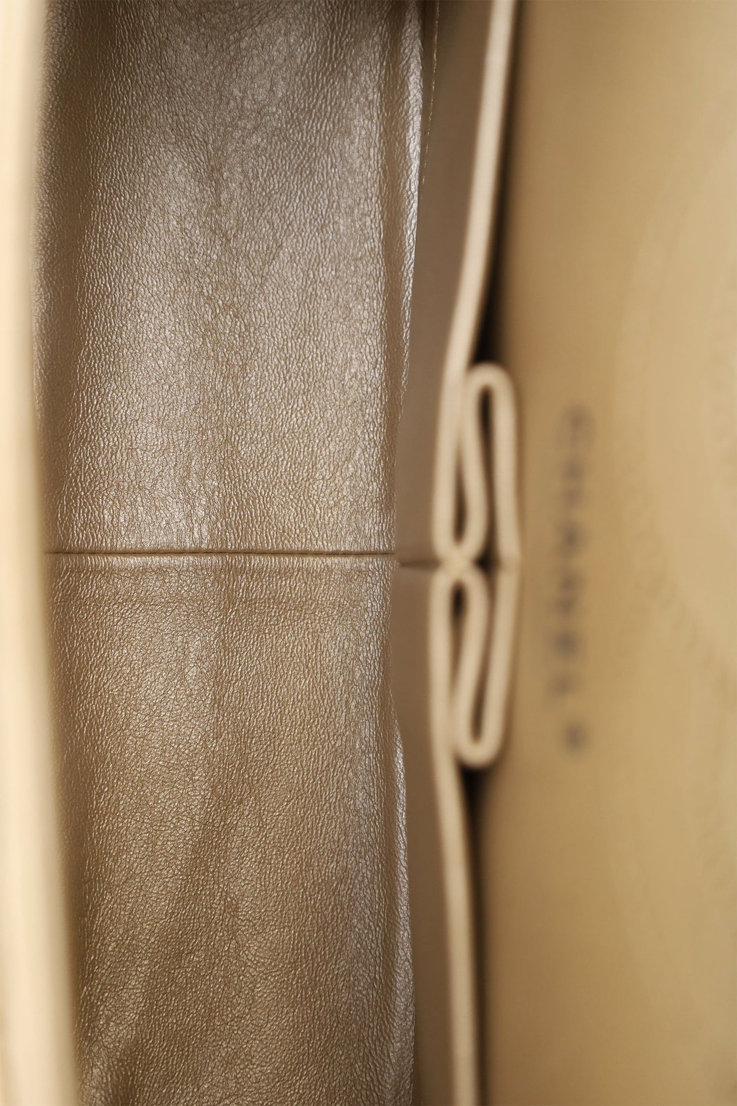 Chanel™ 2012-13 Beige Metallic Aged Calfskin 2.55 Reissue Flap Bag