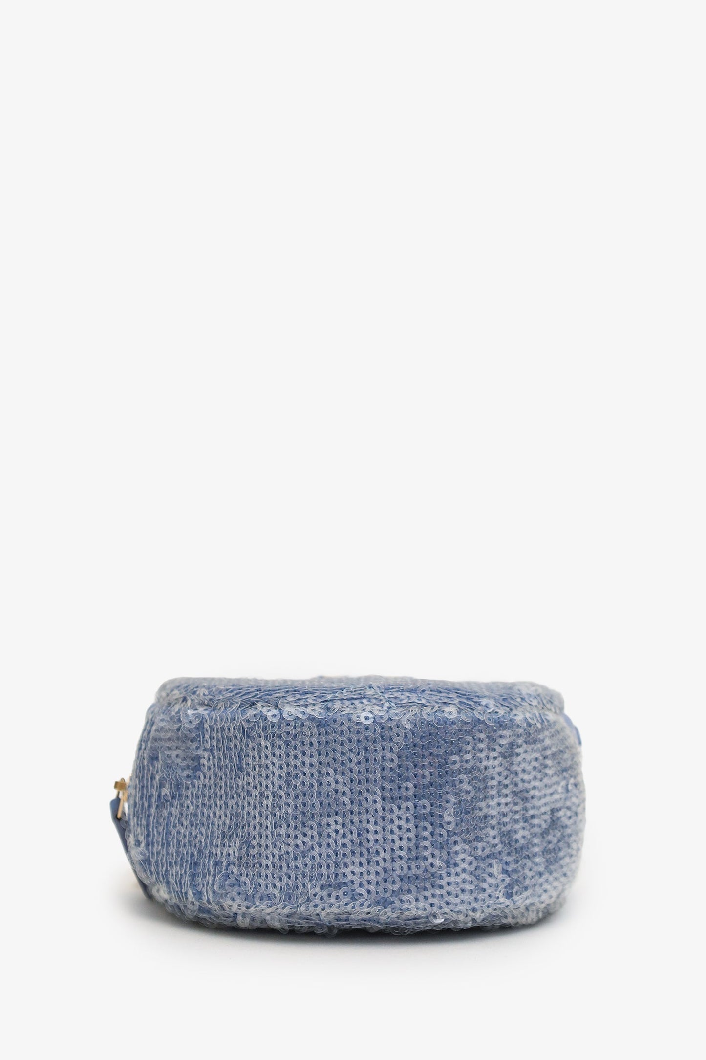 Chanel™ 2020 Purple Sequin Chanel 19 Round Clutch Bag