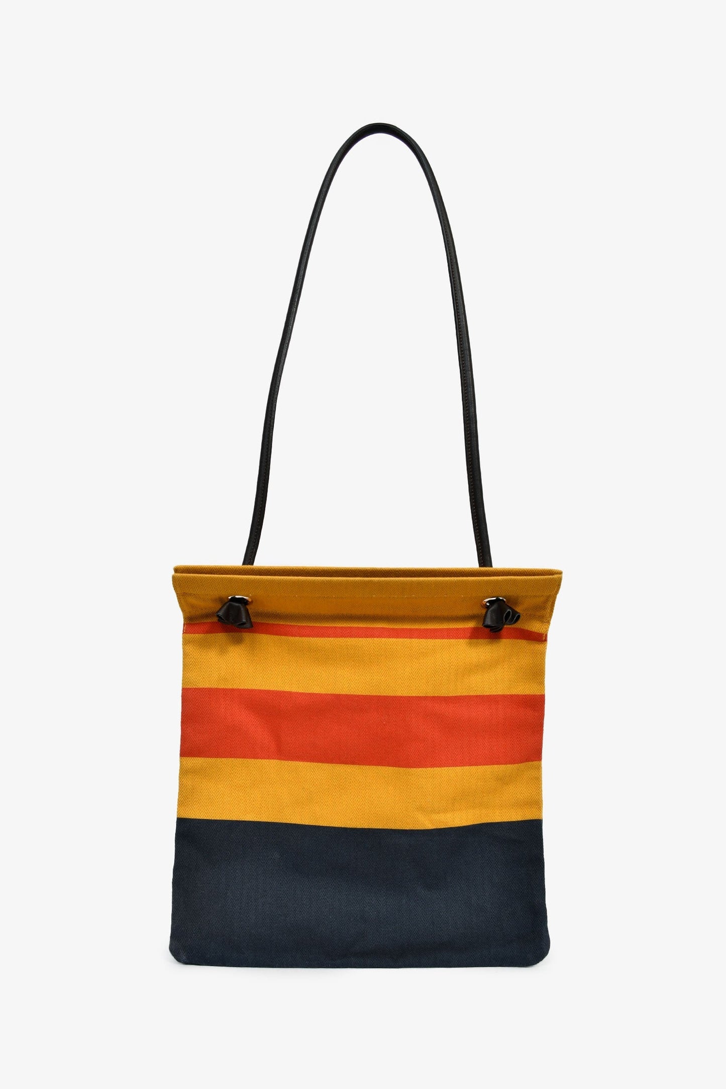 Hermes 2020 Yellow/Blue/Red Cotton 'Aline' Tote Bag