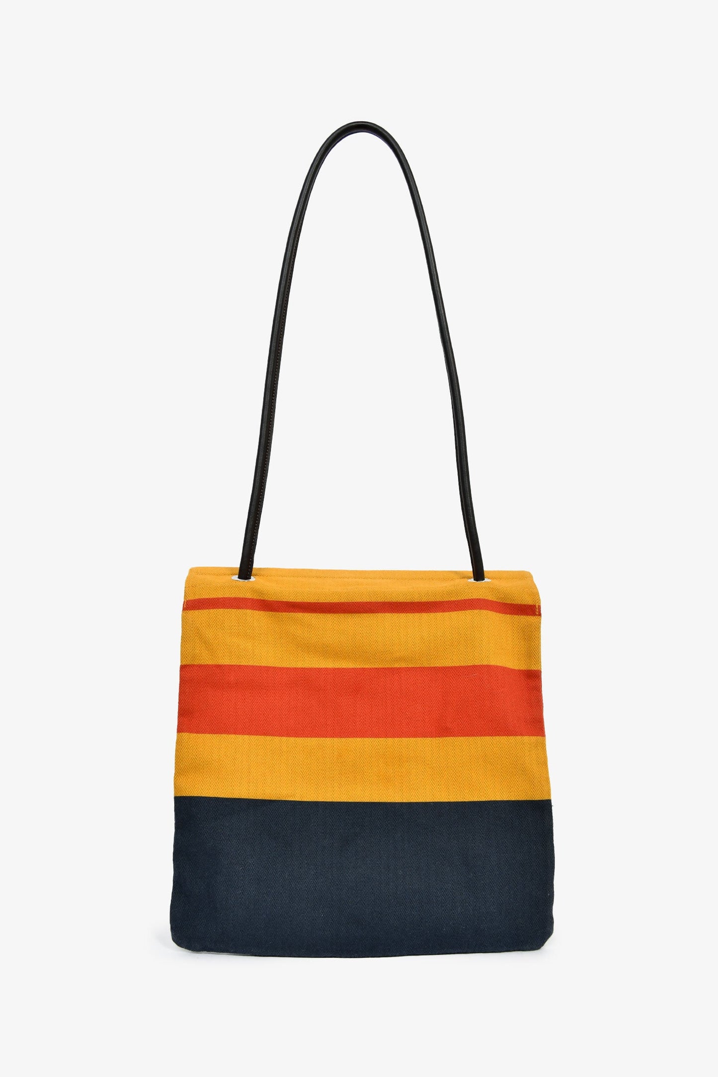 Hermes 2020 Yellow/Blue/Red Cotton 'Aline' Tote Bag