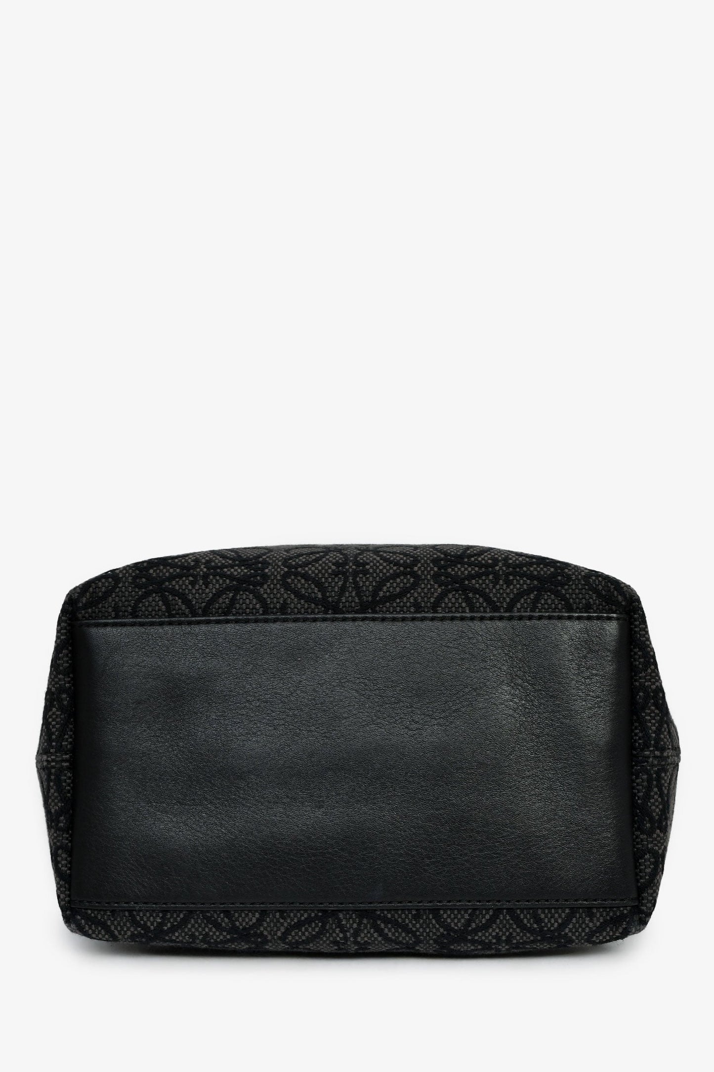 Loewe Blue/Grey Anagram Jacquard Canvas Small Cubi Shoulder Bag