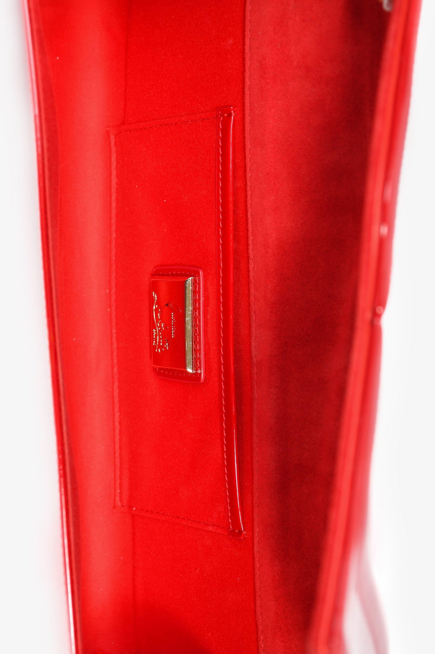Christian Louboutin Red Patent Leather 'So Kate' Clutch