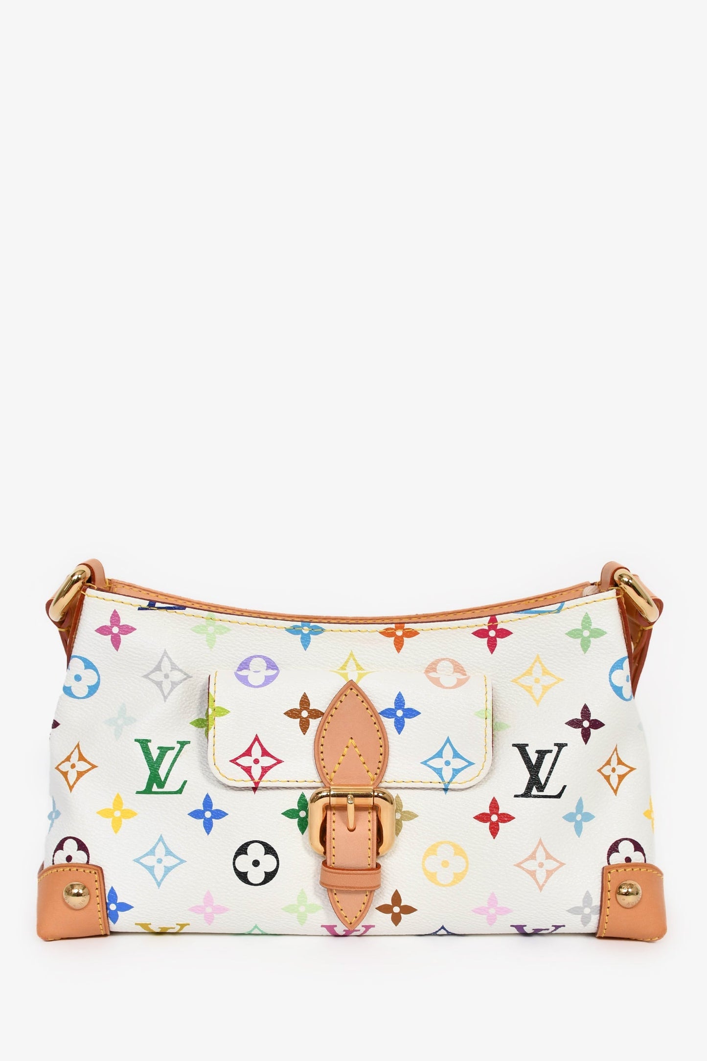 Louis Vuitton 2006 White/Multicolour Monogram 'Eliza' Shoulder Bag