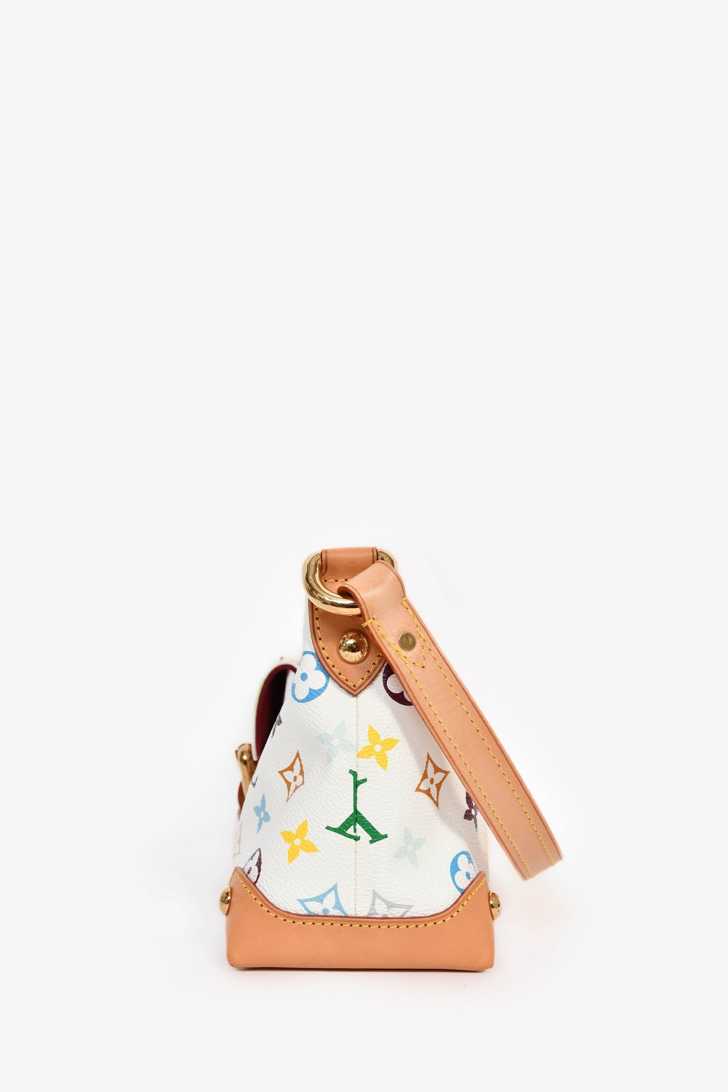 Louis Vuitton 2006 White/Multicolour Monogram 'Eliza' Shoulder Bag