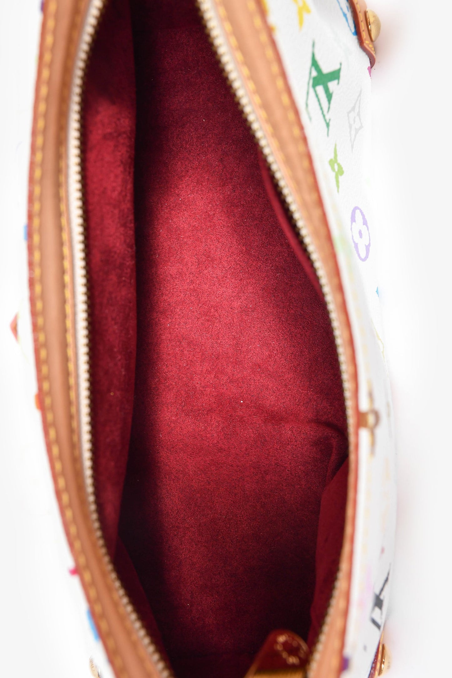 Louis Vuitton 2006 White/Multicolour Monogram 'Eliza' Shoulder Bag