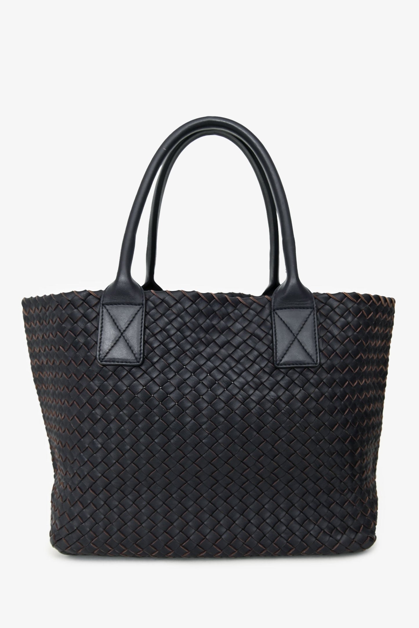 Bottega Veneta Dark Purple Intrecciato Tote