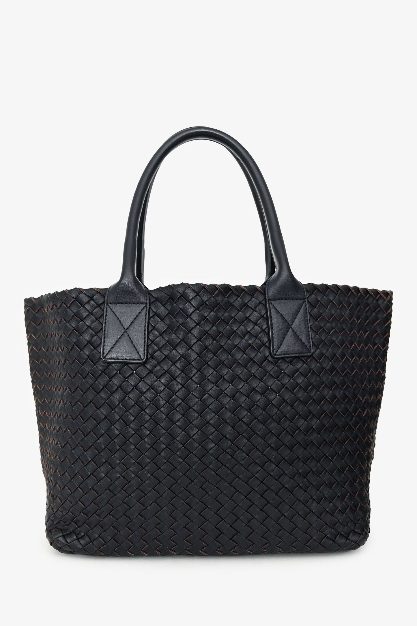 Bottega Veneta Dark Purple Intrecciato Tote