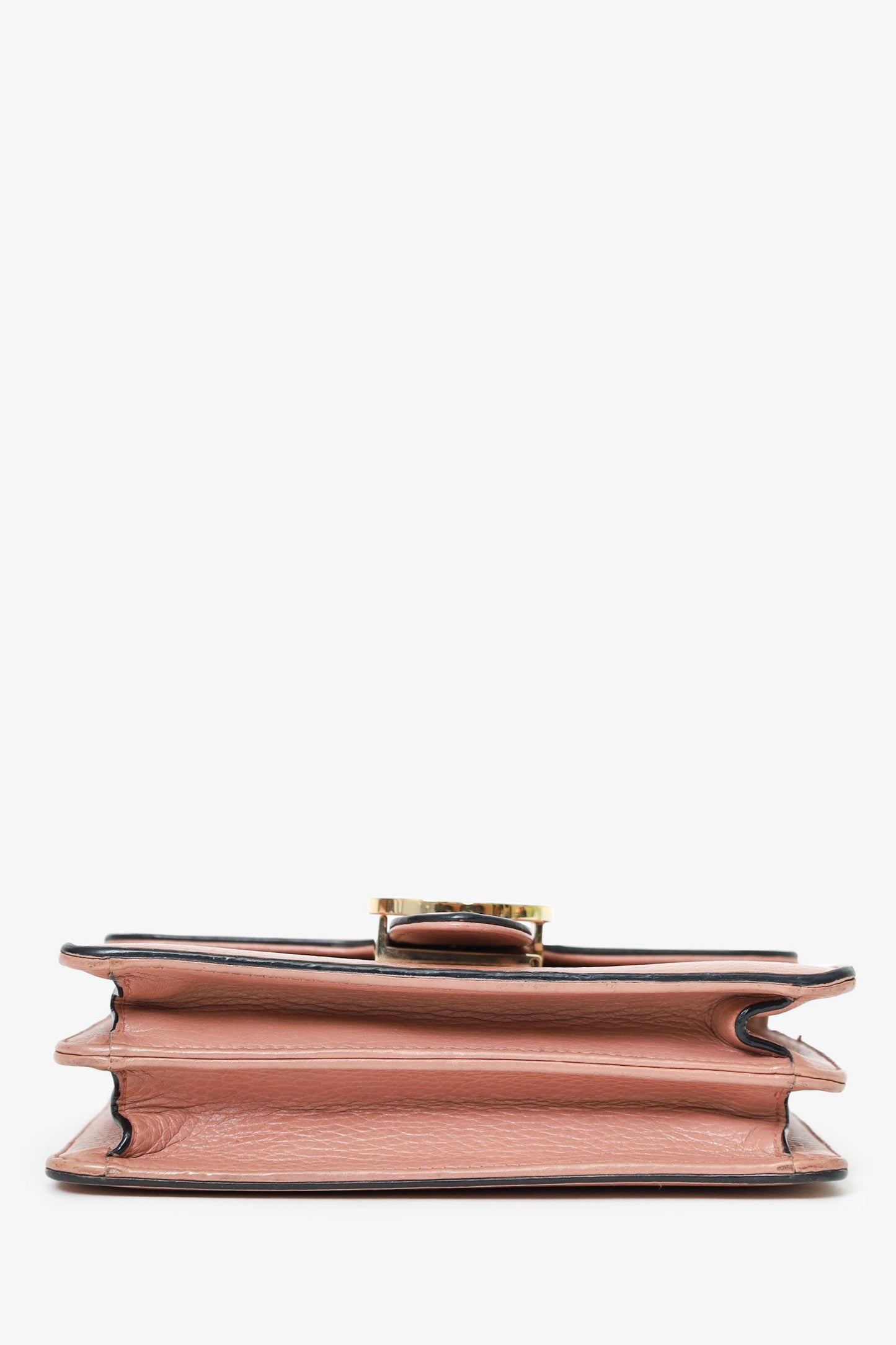 Gucci Pink Leather Interlocking G Small Dollar Bag