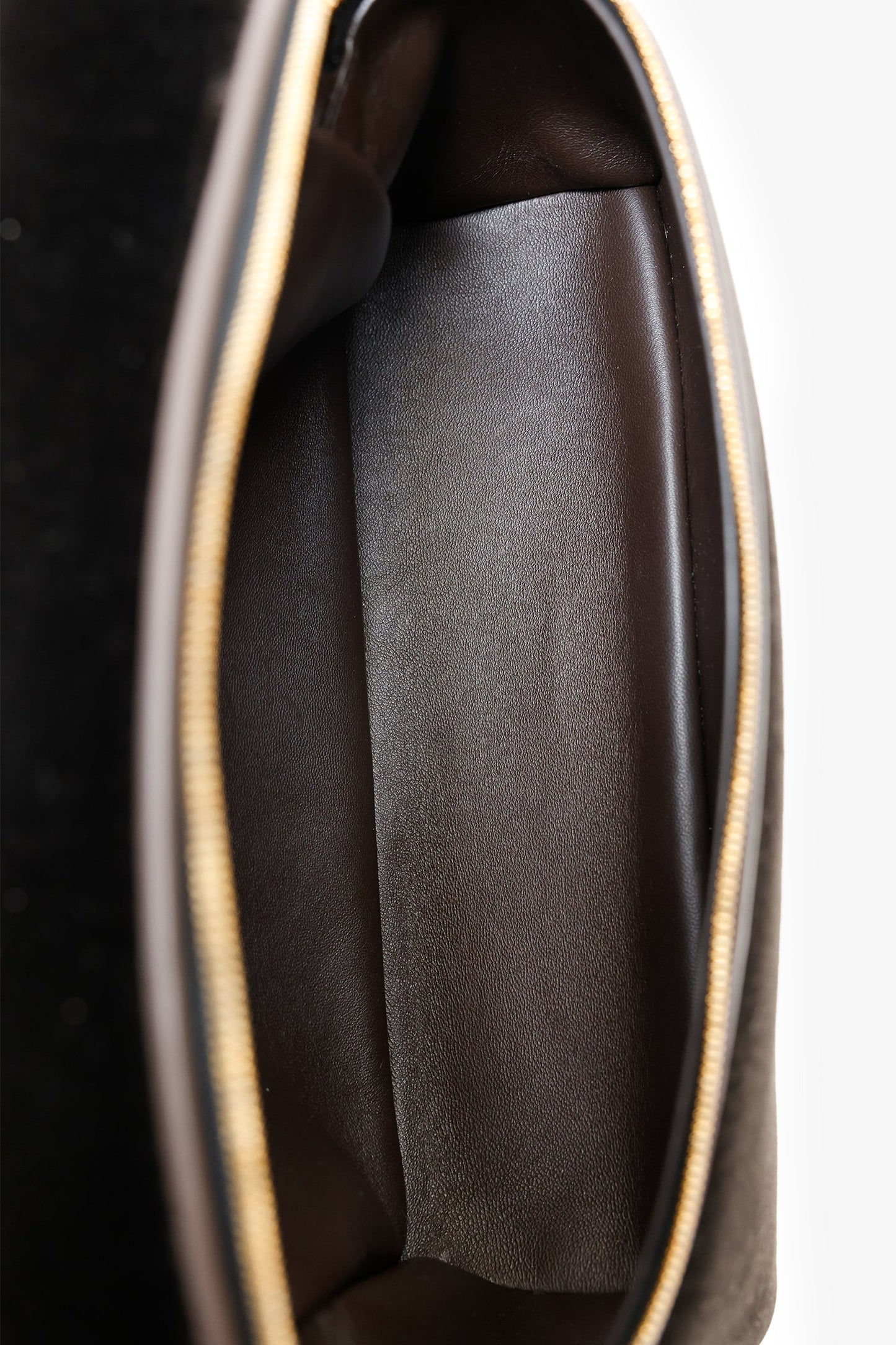 Loro Piana Black Velour/Leather L27 Crossbody With Strap