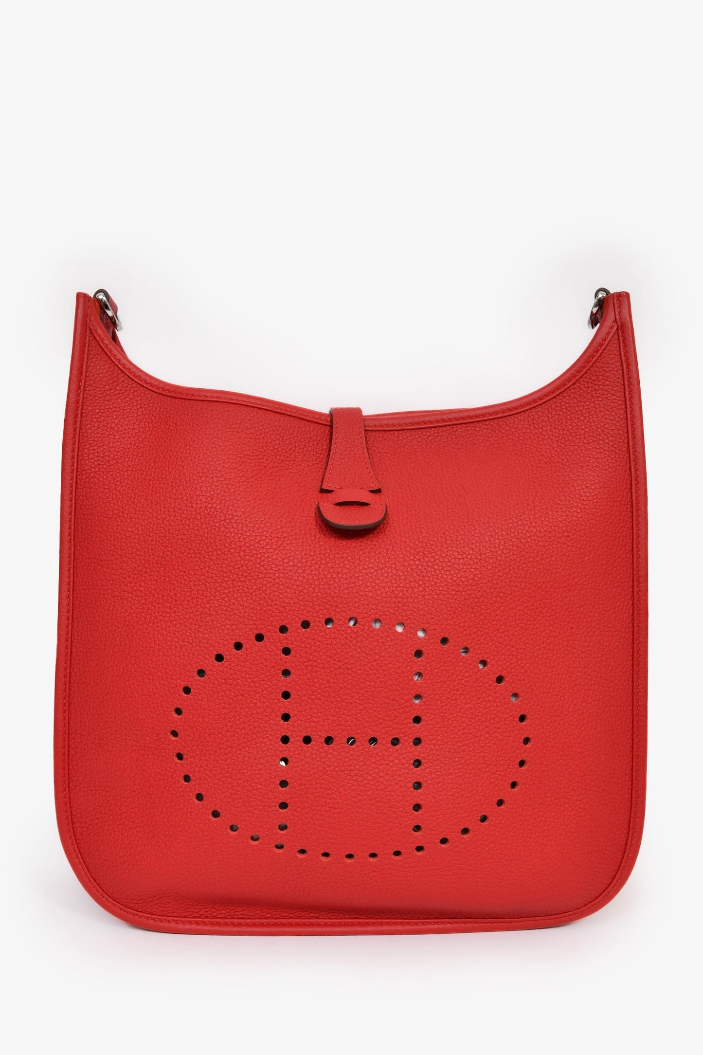 Hermès 2019 Rouge Piment Clemence Evelyne III 29 with Strap