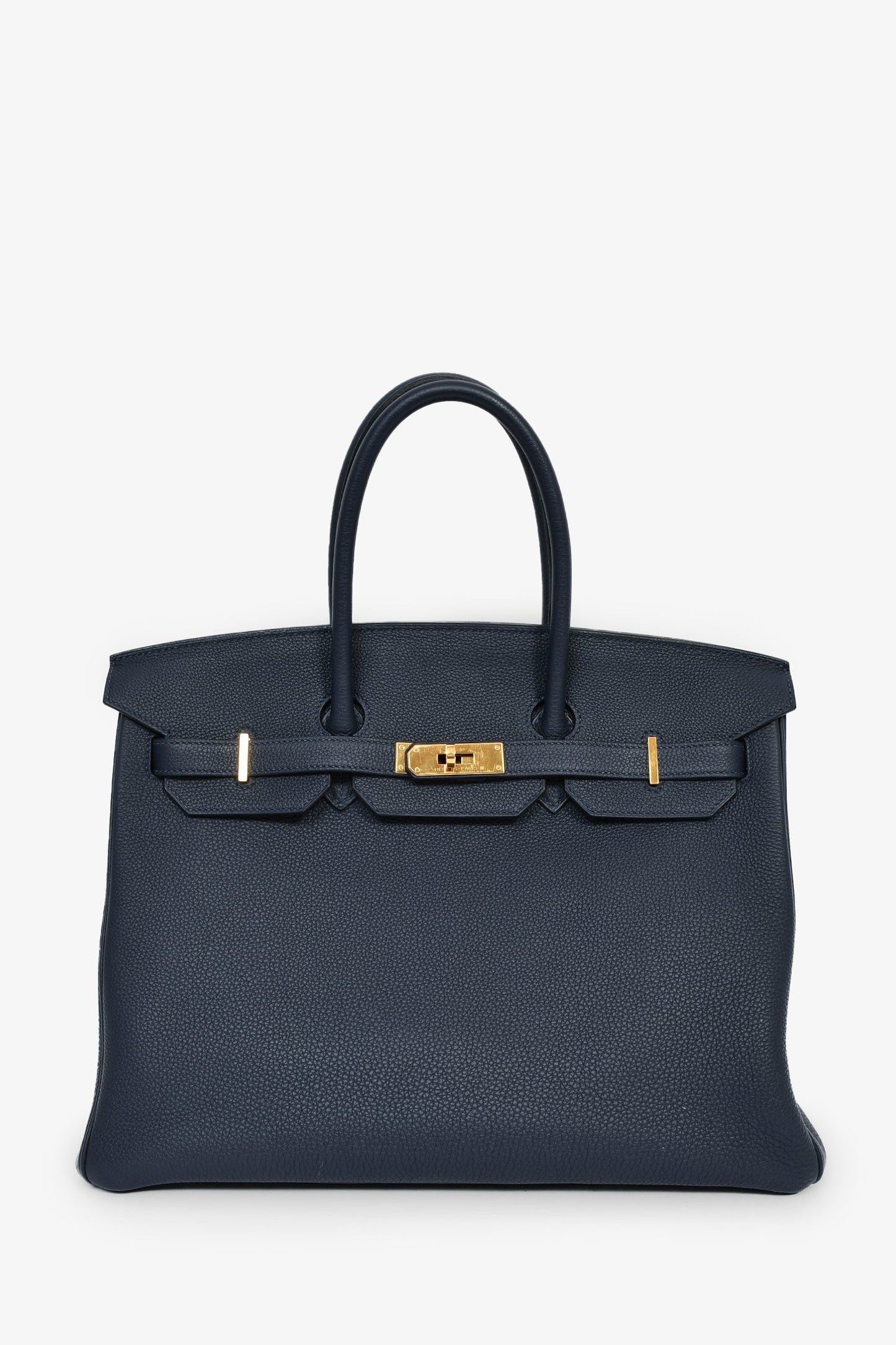 Hermès 2017 Blue Nuit Togo Leather Birkin 35