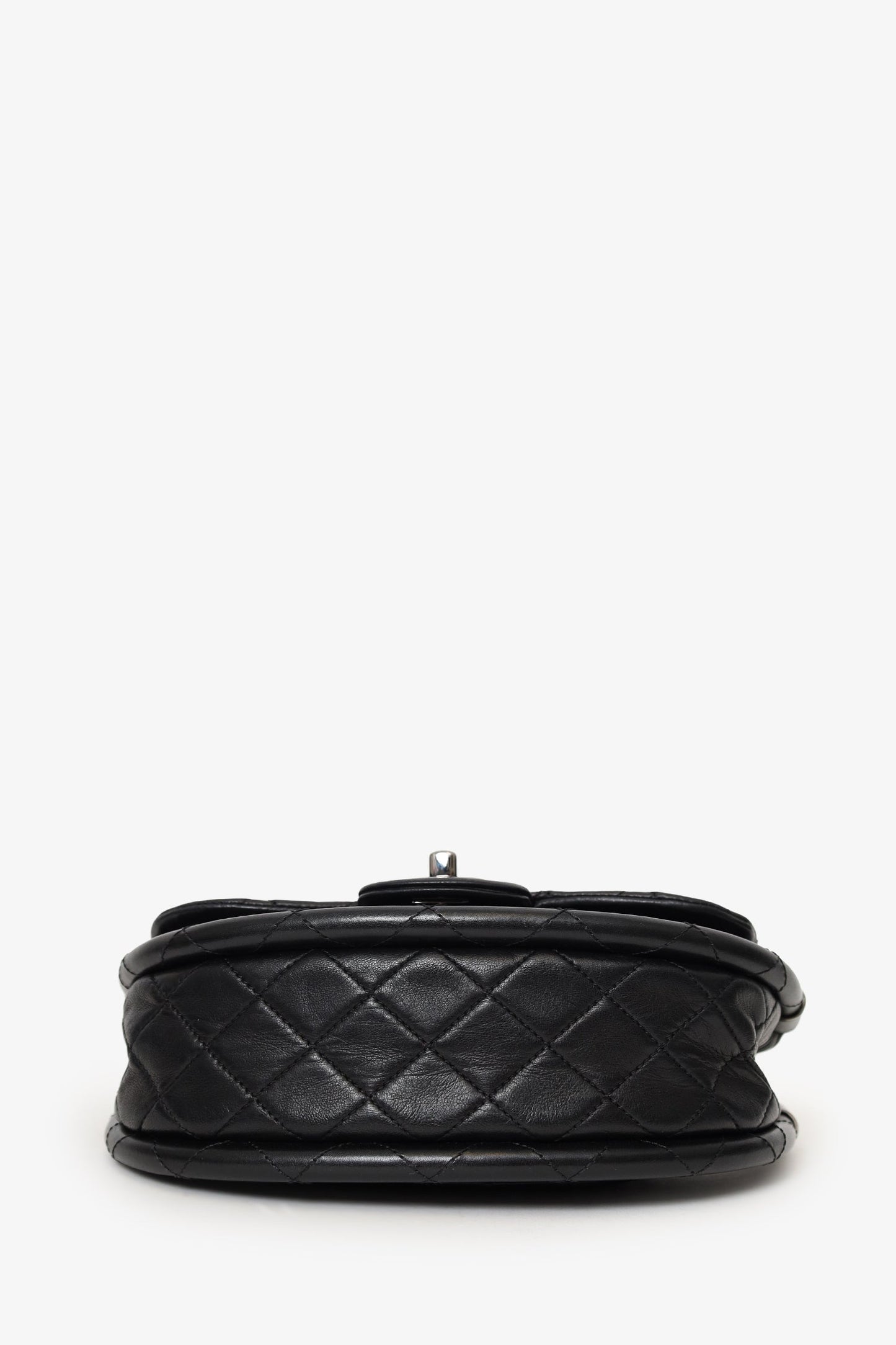 Chanel™ Black Lambskin Hula Hoop 20 Handbag