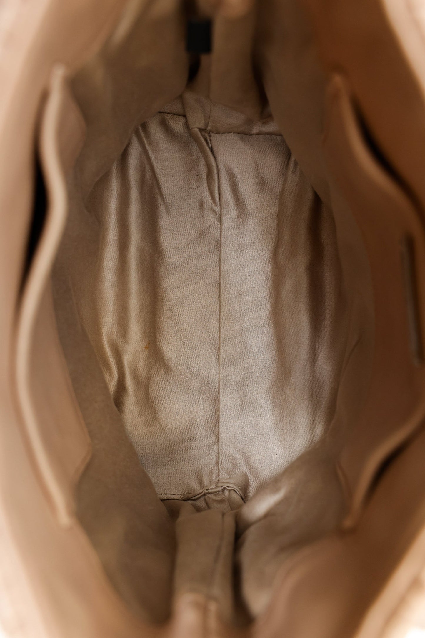 Miu Miu Nude Nappa Matelasse Leather Small Tote With Crystal Chain