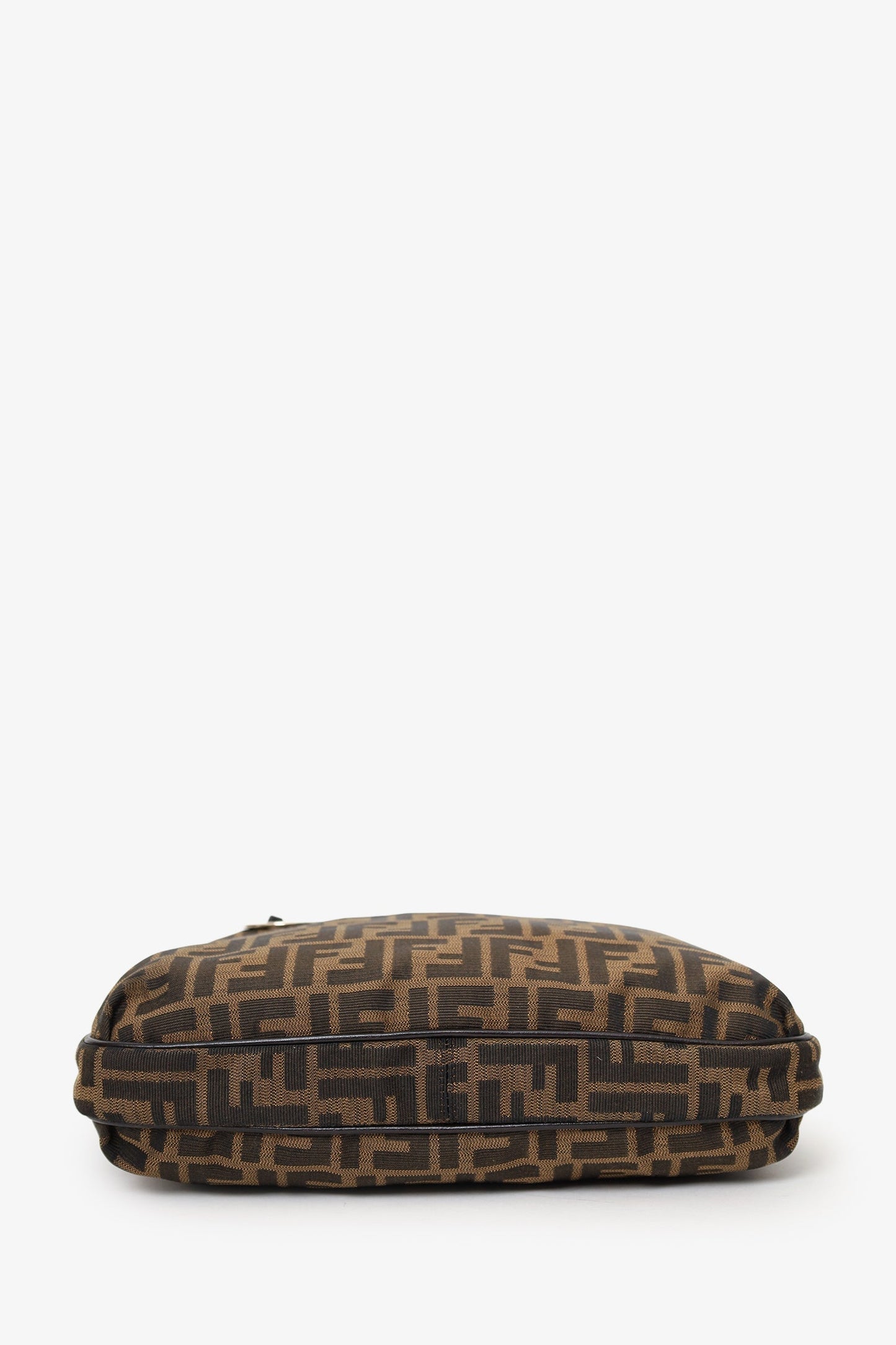 Fendi  Brown Zucca Canvas Crossbody Bag