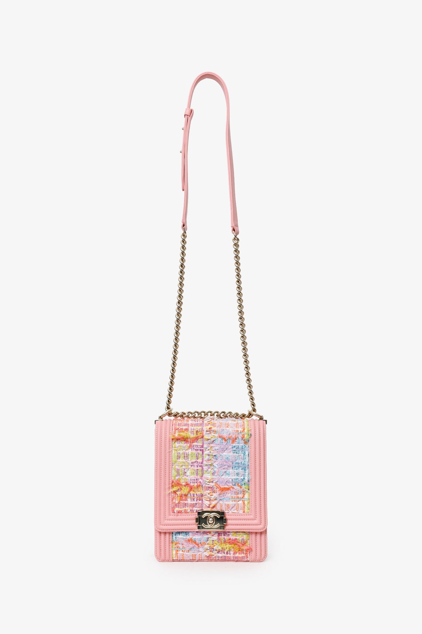 Chanel™ 2019 Tweed North/South Boy Bag