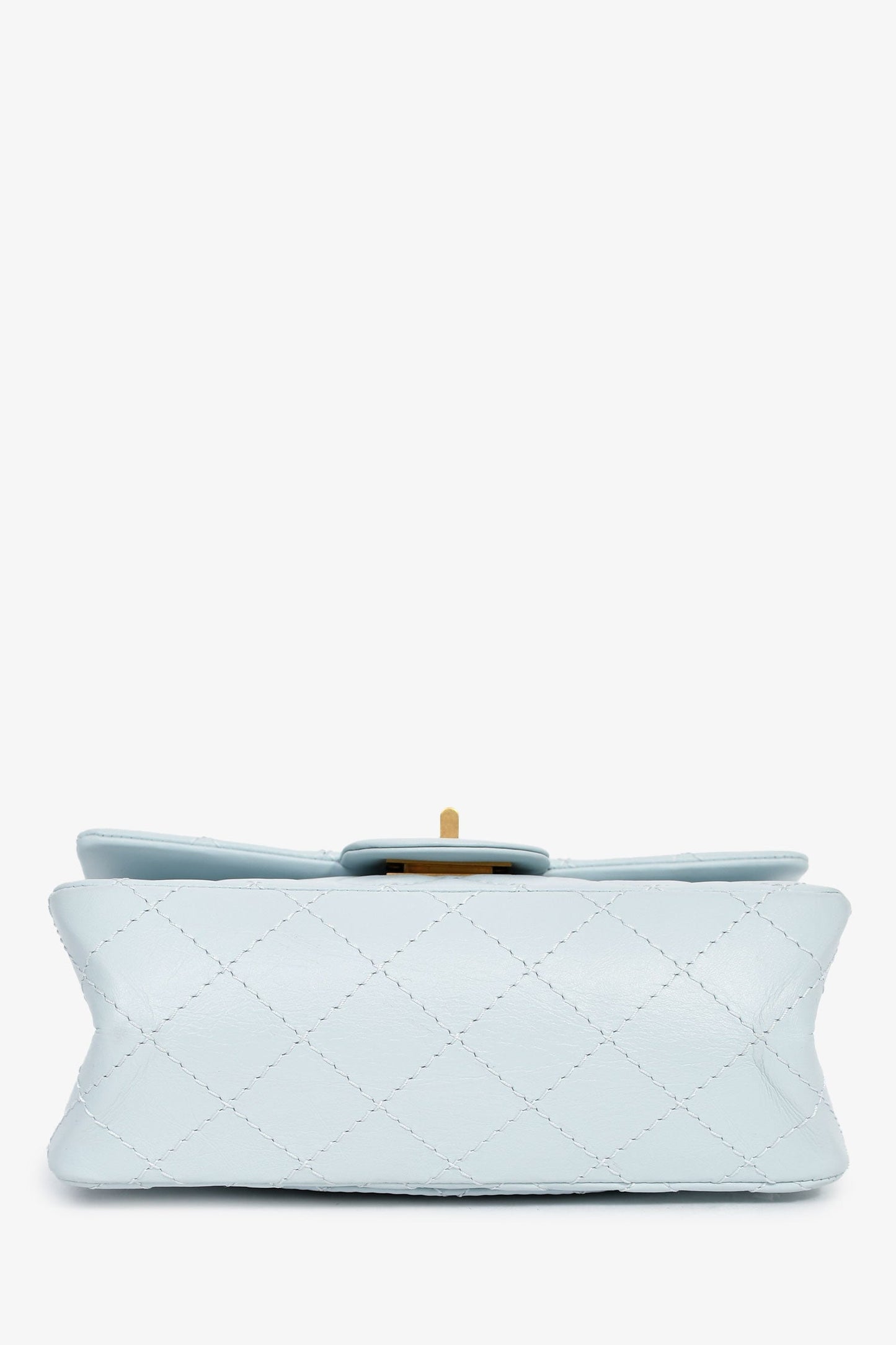 Chanel™ Blue Calfskin Leather Mini 2.55 Reissue Classic Flap Bag