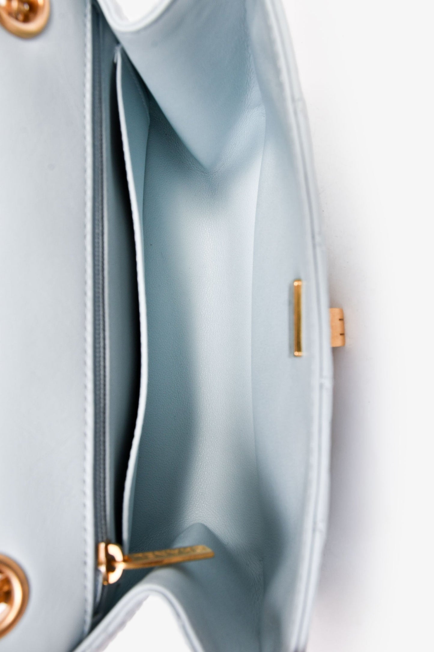 Chanel™ Blue Calfskin Leather Mini 2.55 Reissue Classic Flap Bag
