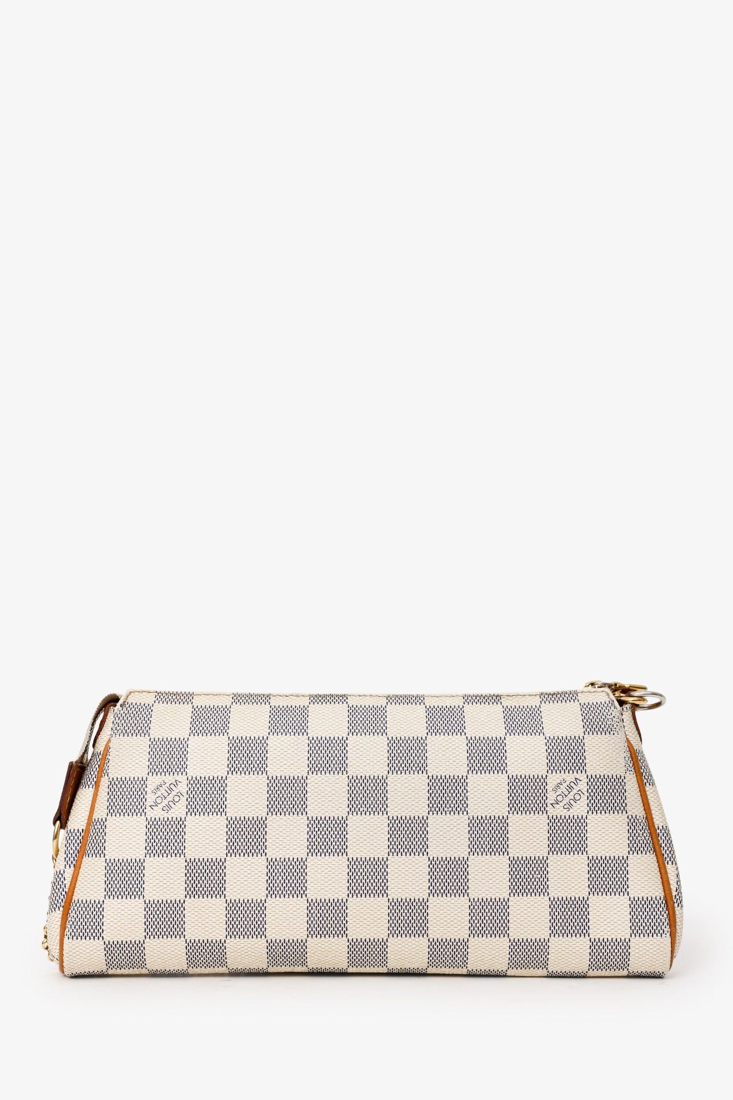 Louis Vuitton 2012 Damier Azur Pochette Eva Chain Shoulder Bag With Strap
