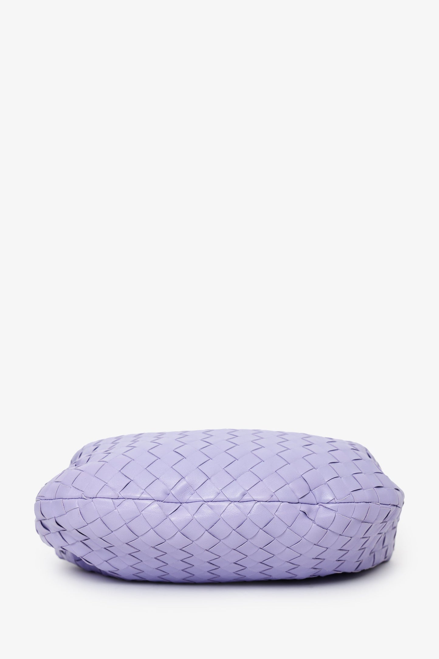 Bottega Veneta Purple Intrecciato Leather Teen Jodie Shoulder Bag