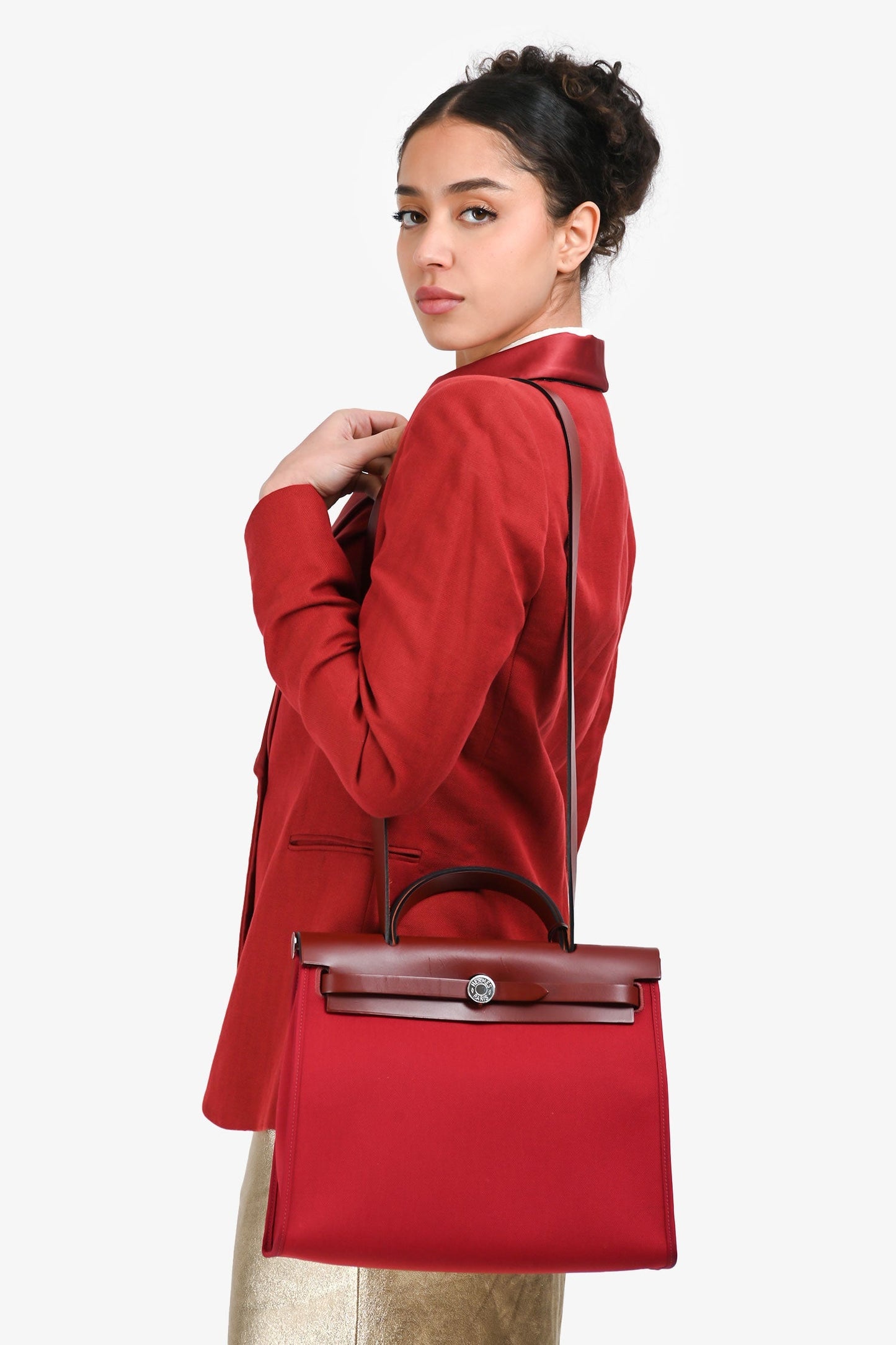 Hermès 2019 Red Herbag Zip 31