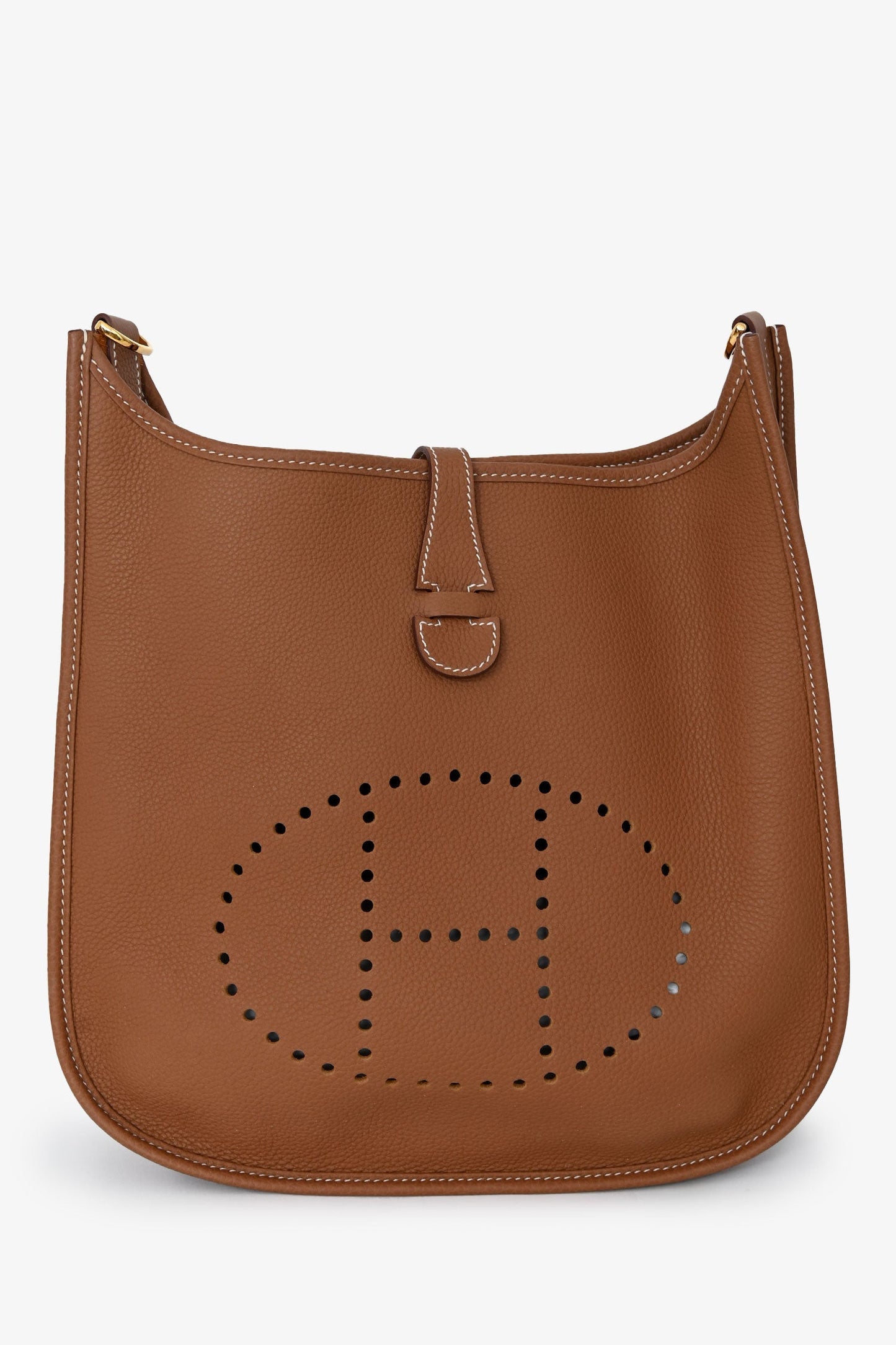 Hermès 2022 Gold Clemence Evelyne Pochette III 29